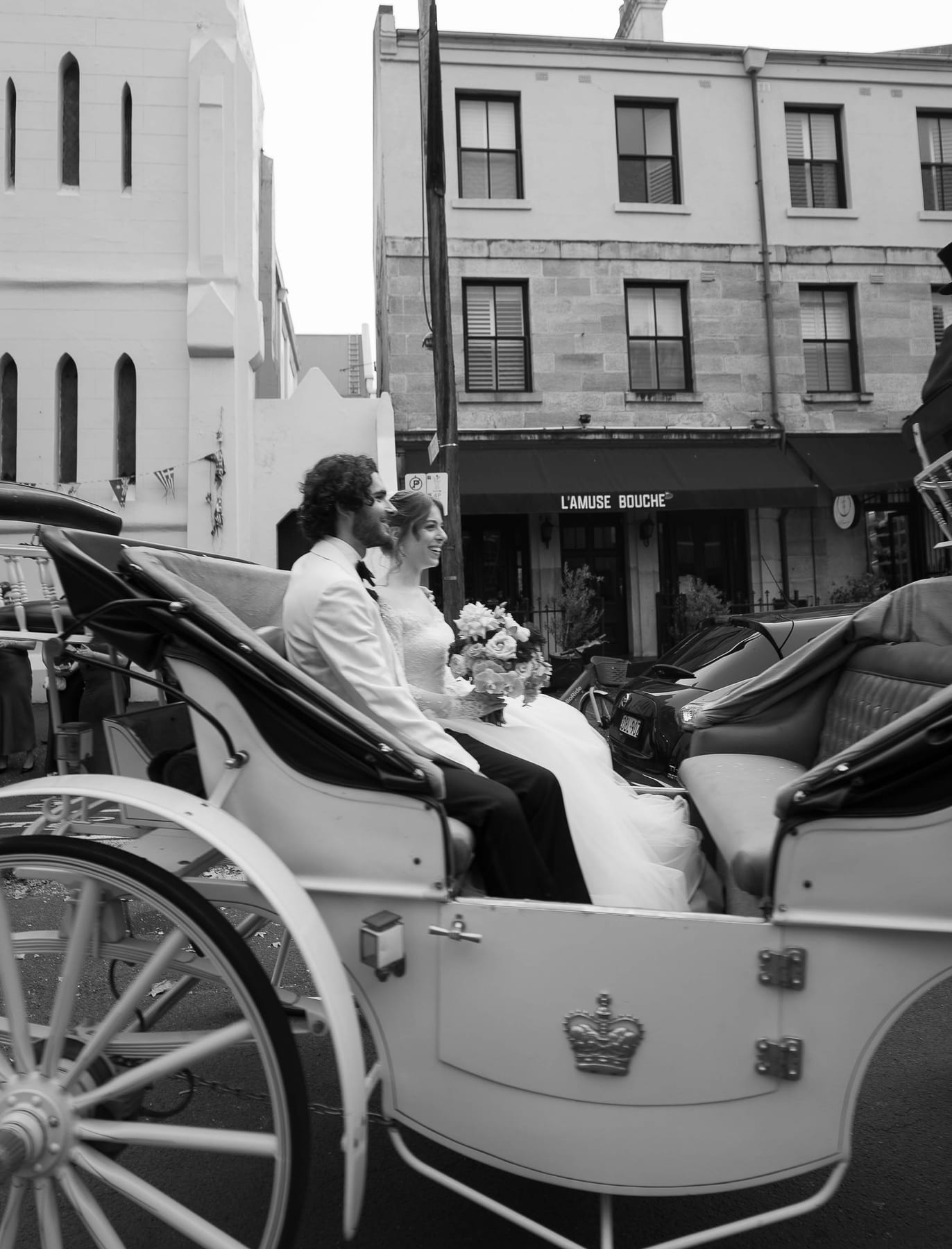 Maria and Harry's Greek Orthodox Wedding from Saint Sophia Church to Royal Botanic Garden Sydney and Queen Victoria Building Reception