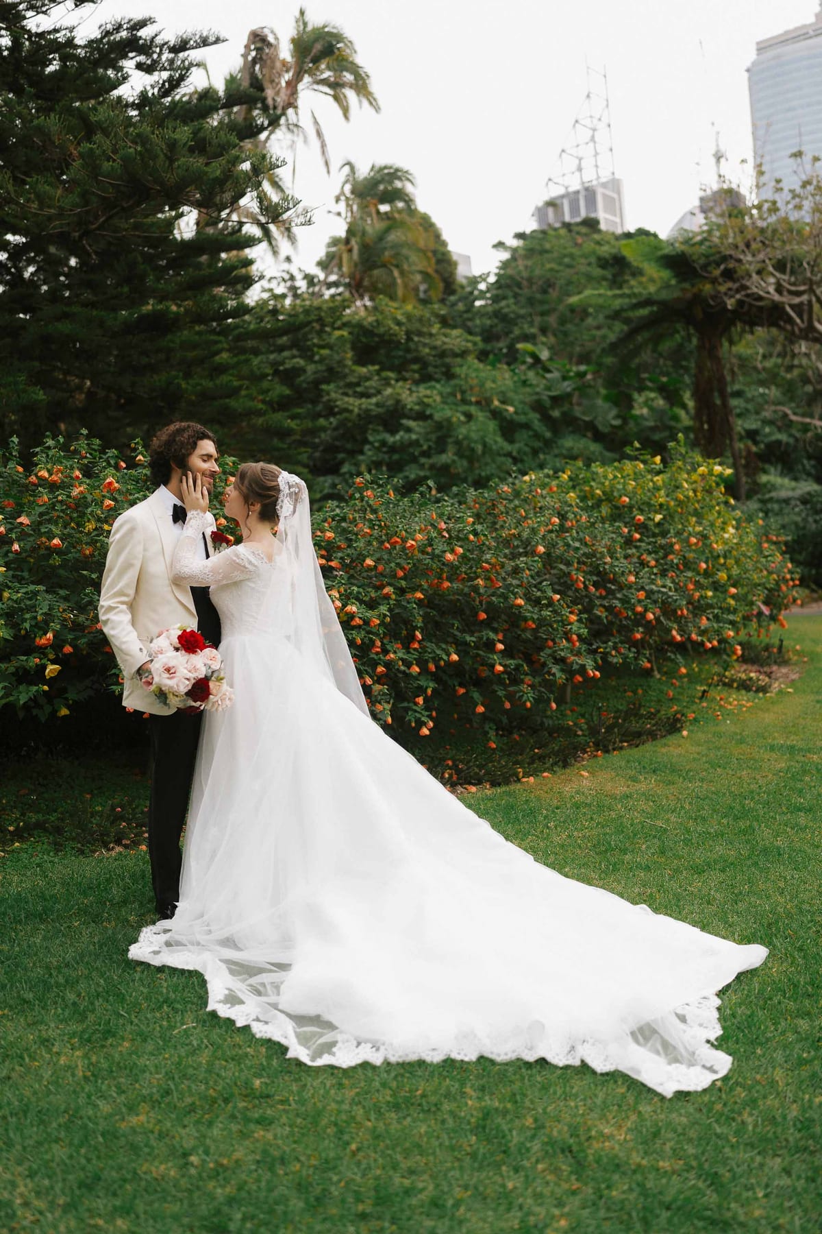 Maria and Harry's Greek Orthodox Wedding from Saint Sophia Church to Royal Botanic Garden Sydney and Queen Victoria Building Reception