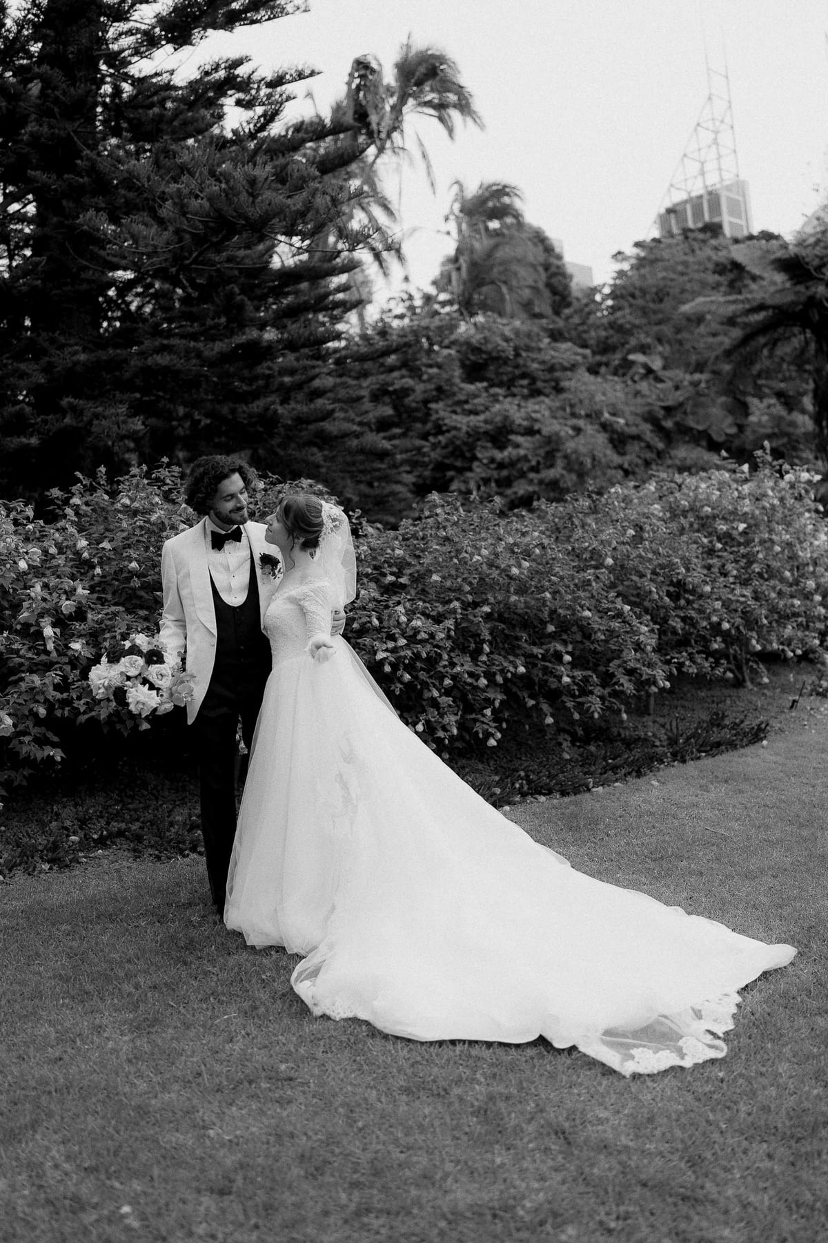 Maria and Harry's Greek Orthodox Wedding from Saint Sophia Church to Royal Botanic Garden Sydney and Queen Victoria Building Reception