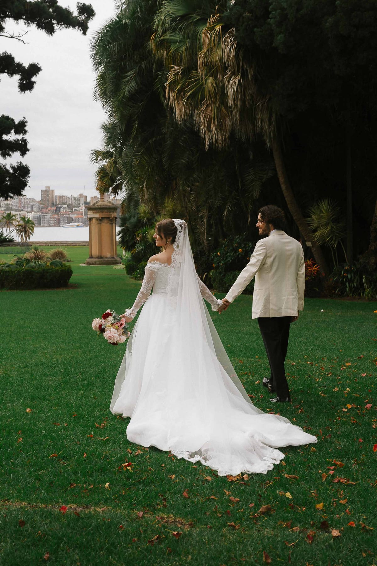 Maria and Harry's Greek Orthodox Wedding from Saint Sophia Church to Royal Botanic Garden Sydney and Queen Victoria Building Reception