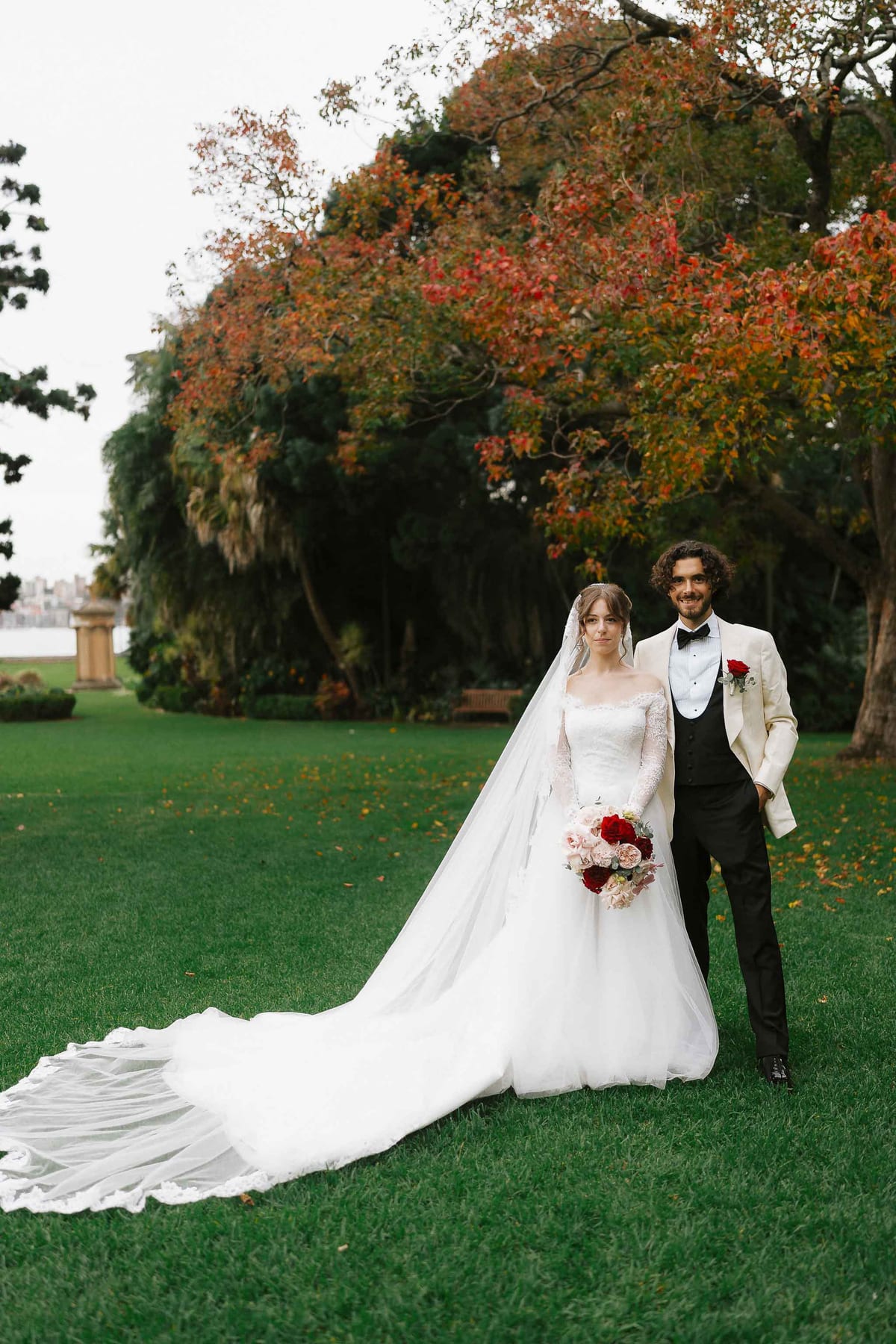 Maria and Harry's Greek Orthodox Wedding from Saint Sophia Church to Royal Botanic Garden Sydney and Queen Victoria Building Reception