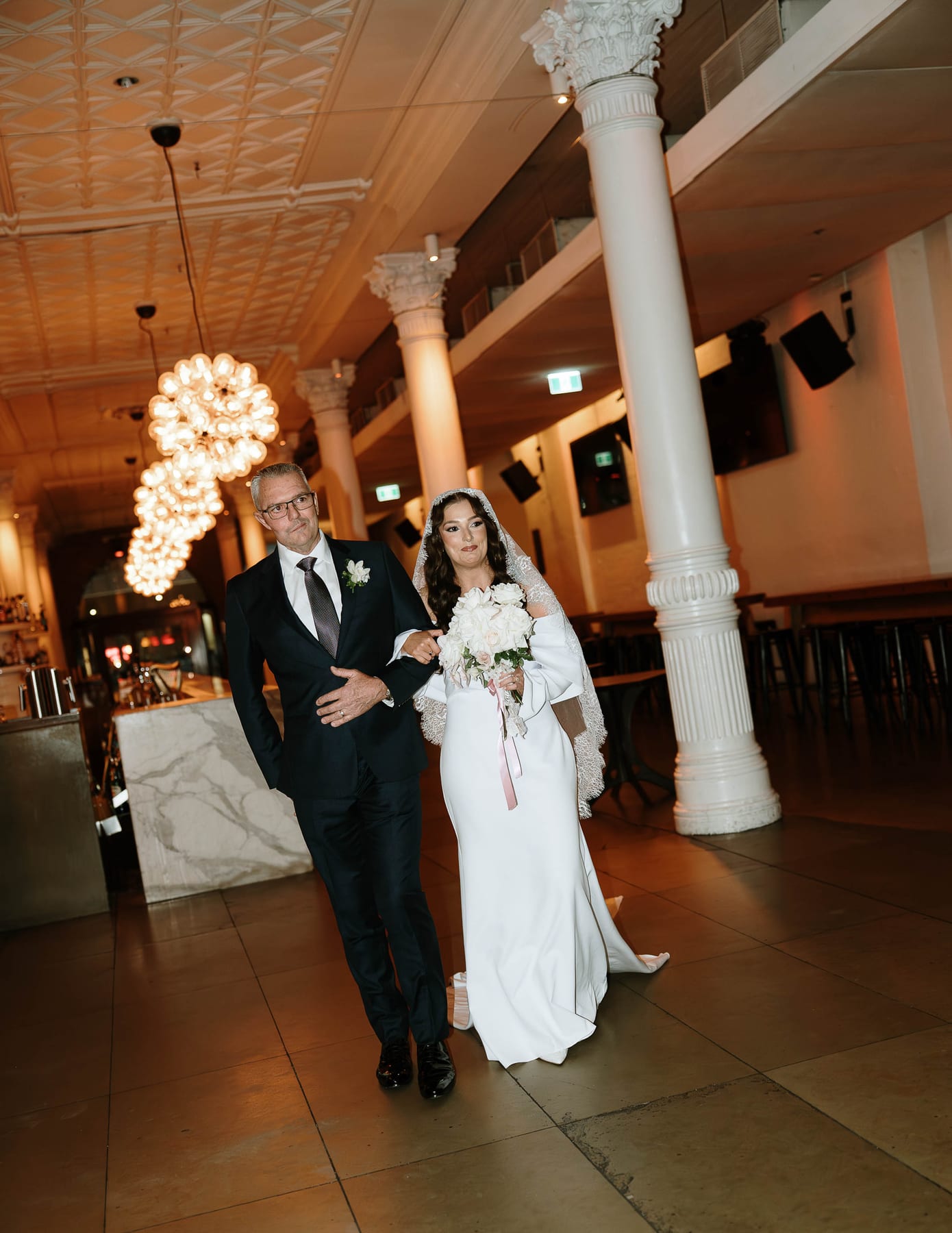 Tom and Naomi's Intimate Merivale Wedding at The Establishment Bar and Ivy Room Sydney