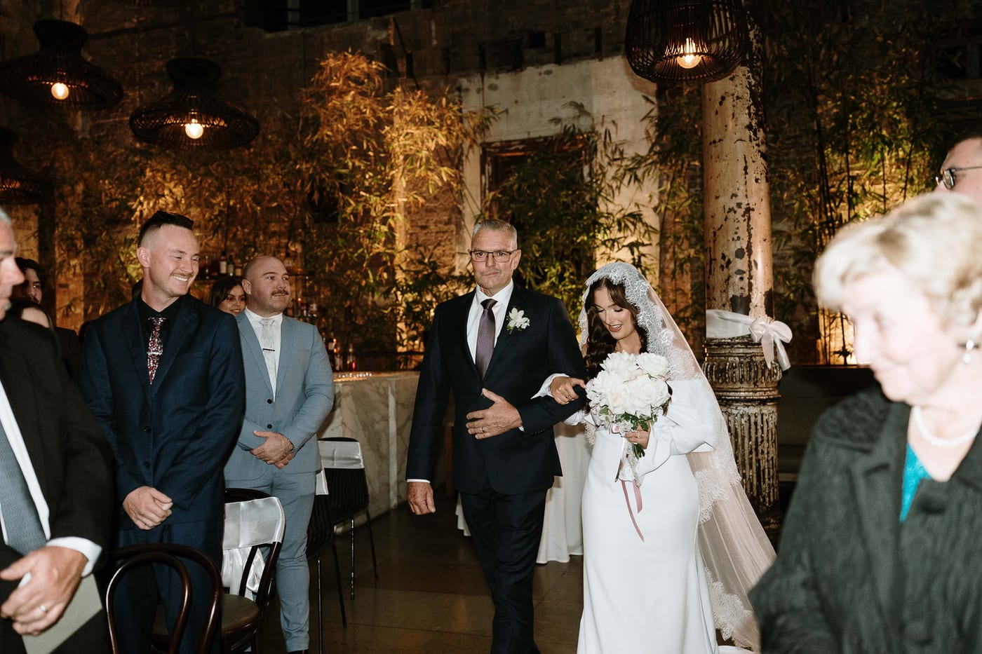 Tom and Naomi's Intimate Merivale Wedding at The Establishment Bar and Ivy Room Sydney