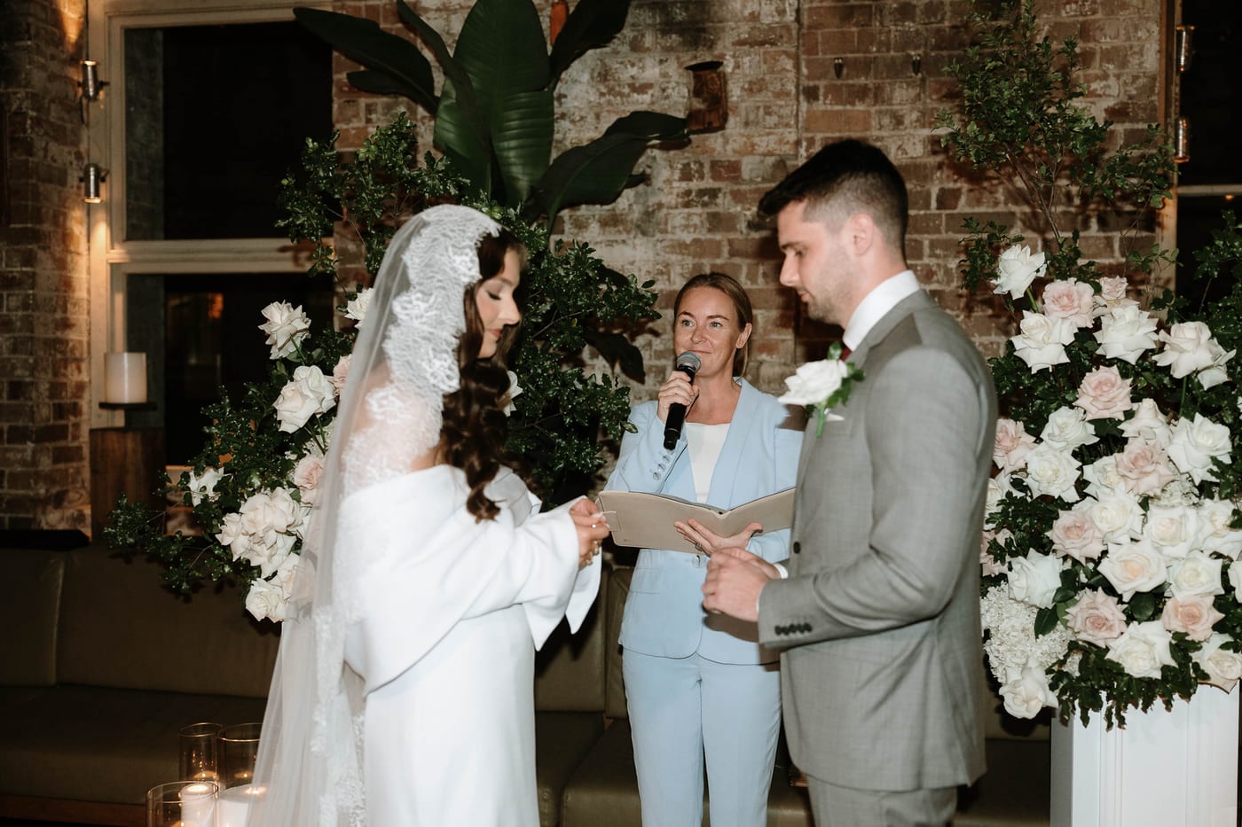 Tom and Naomi's Intimate Merivale Wedding at The Establishment Bar and Ivy Room Sydney