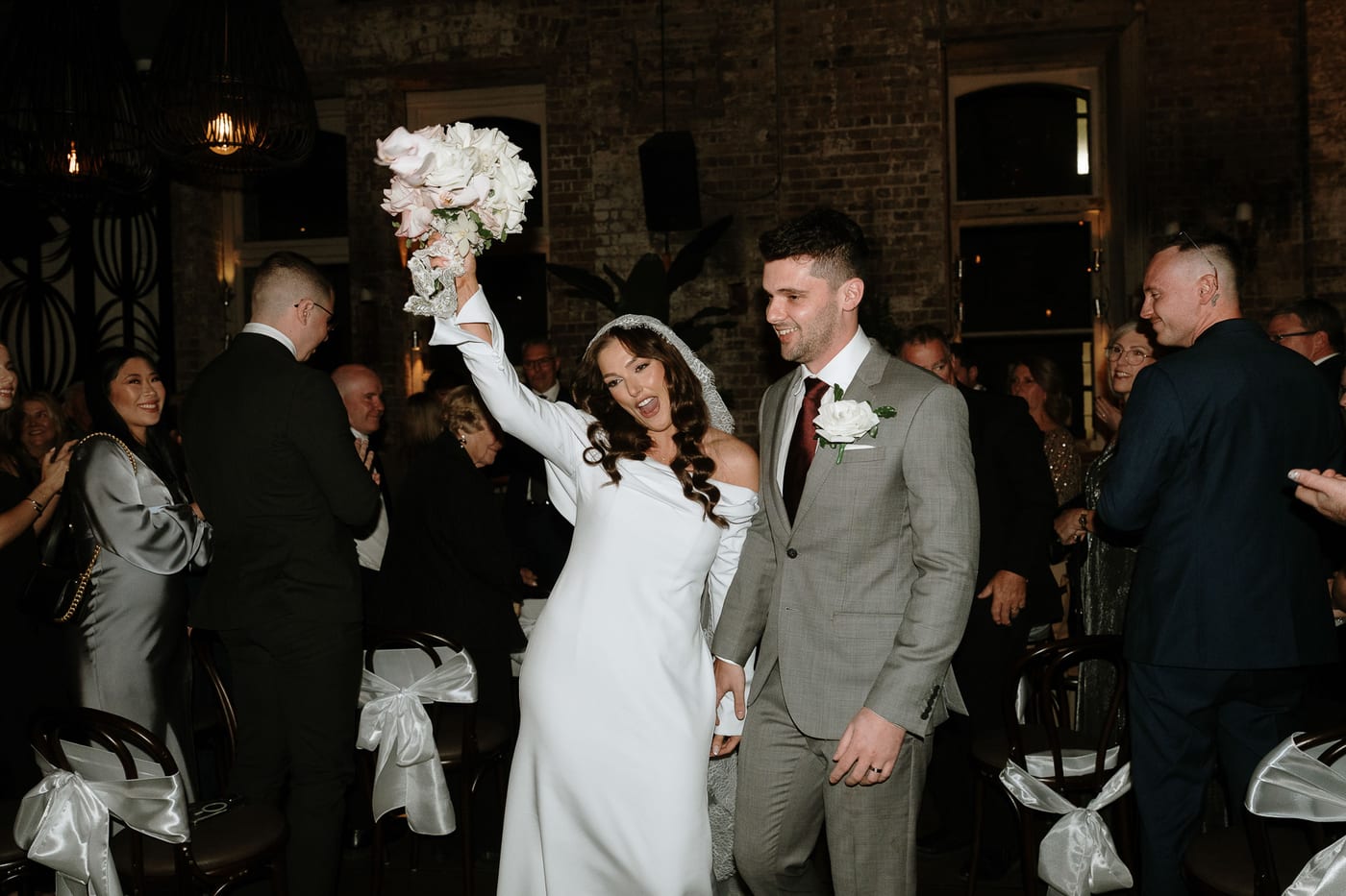 Tom and Naomi's Intimate Merivale Wedding at The Establishment Bar and Ivy Room Sydney