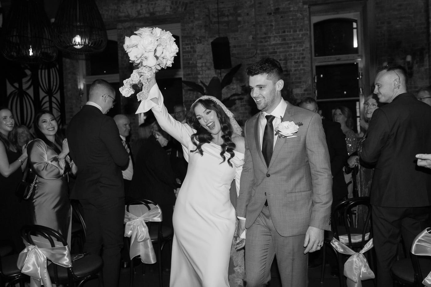 Tom and Naomi's Intimate Merivale Wedding at The Establishment Bar and Ivy Room Sydney