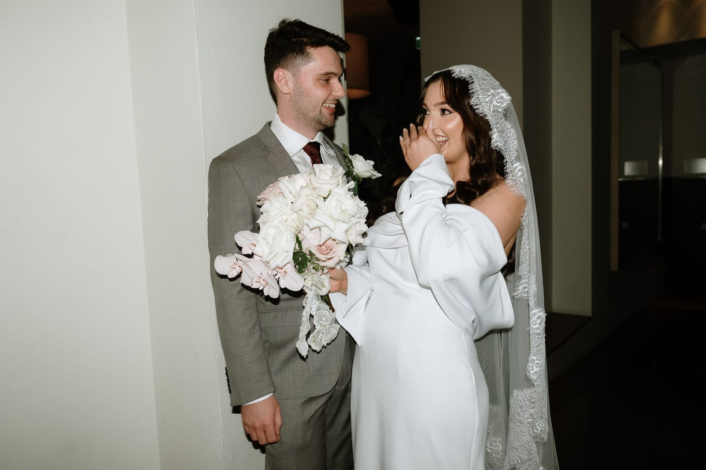 Tom and Naomi's Intimate Merivale Wedding at The Establishment Bar and Ivy Room Sydney