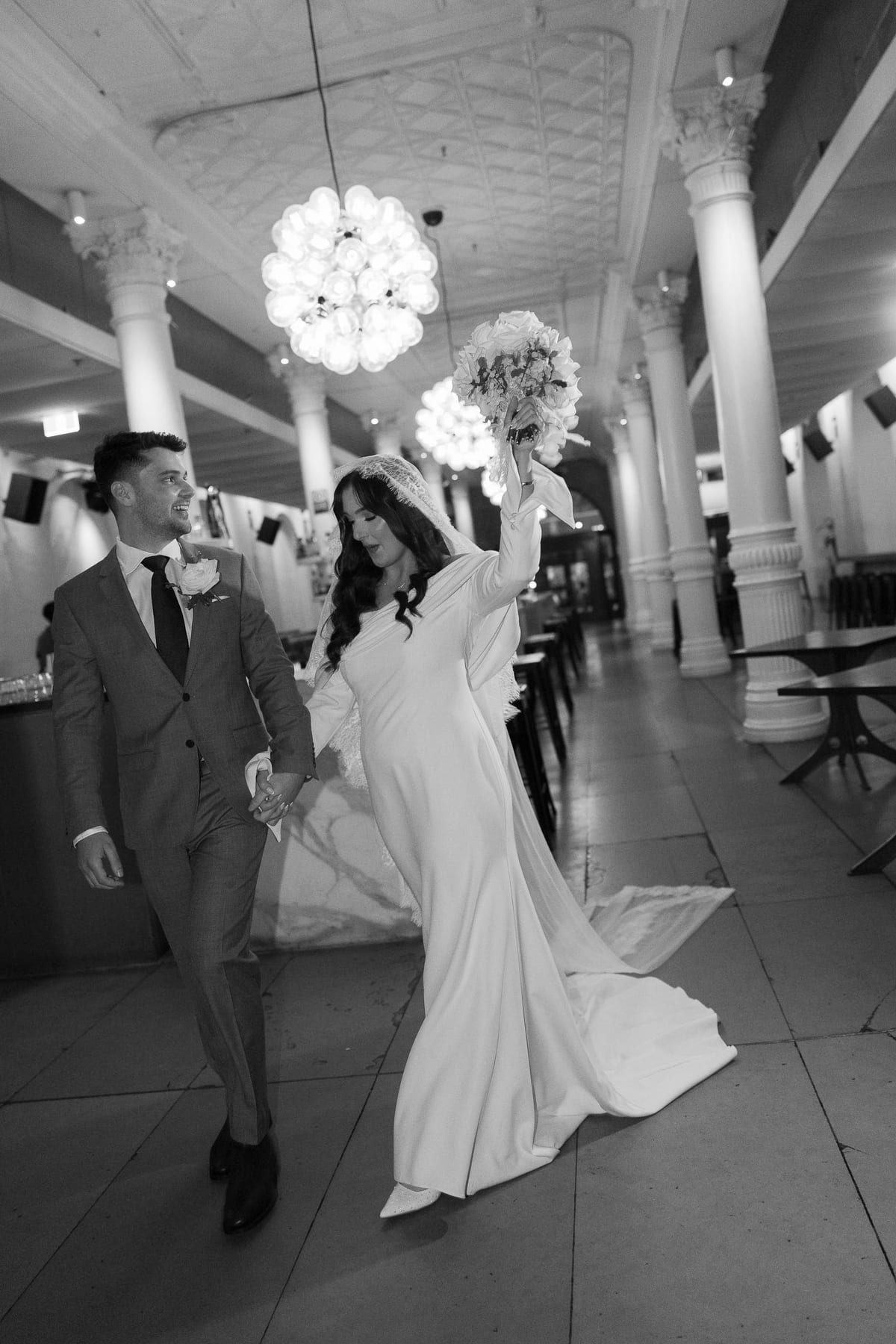 Tom and Naomi's Intimate Merivale Wedding at The Establishment Bar and Ivy Room Sydney
