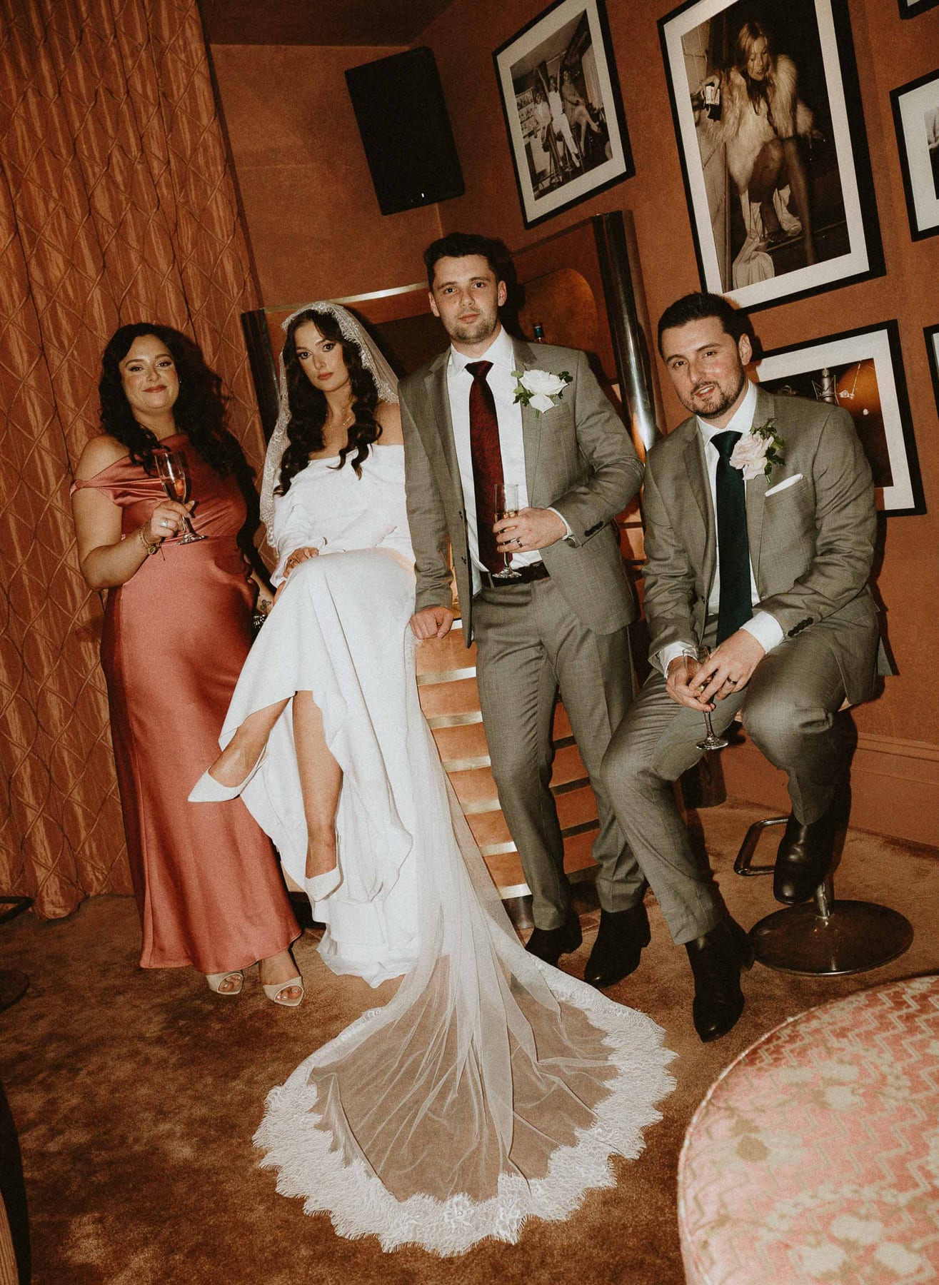 Tom and Naomi's Intimate Merivale Wedding at The Establishment Bar and Ivy Room Sydney