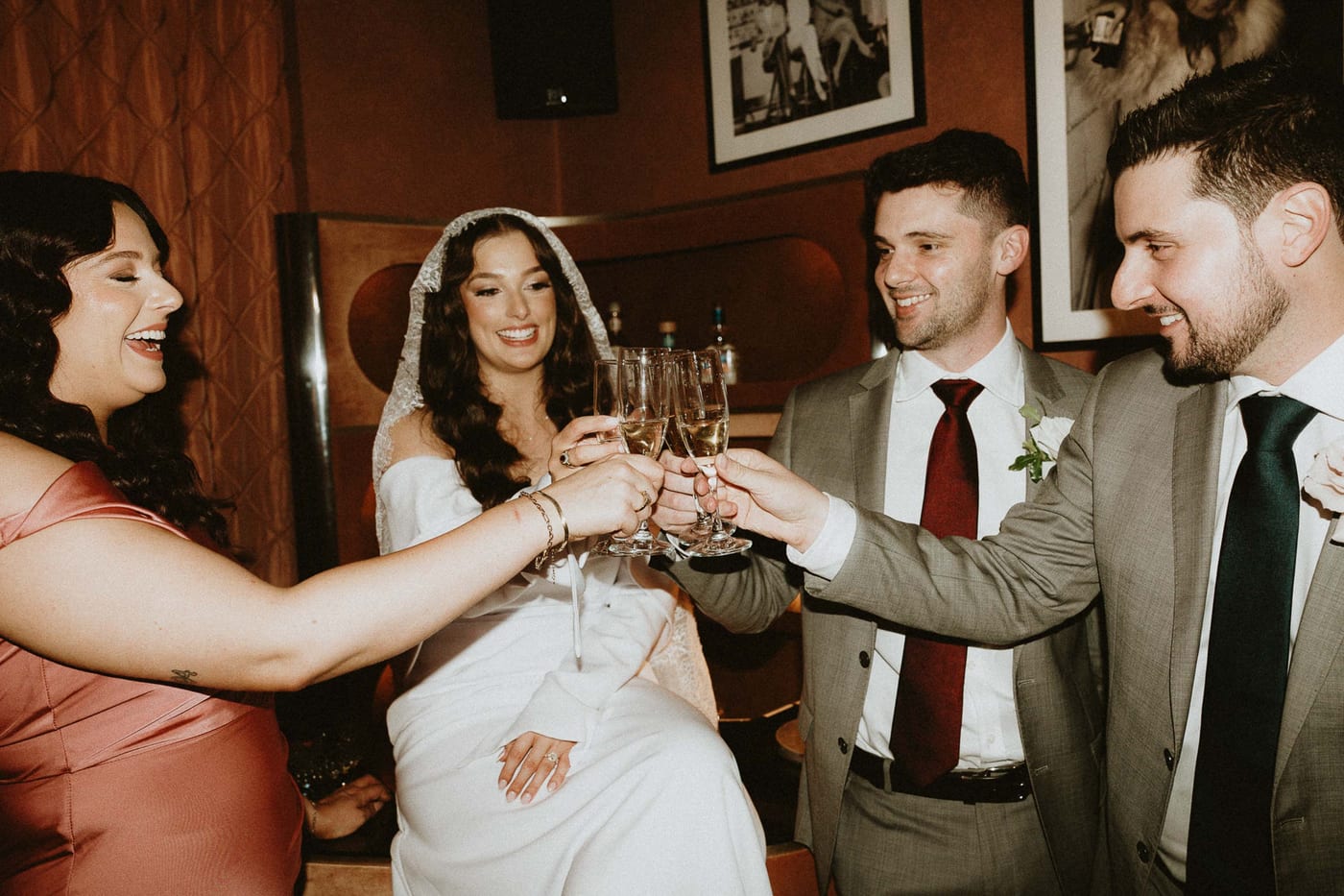 Tom and Naomi's Intimate Merivale Wedding at The Establishment Bar and Ivy Room Sydney