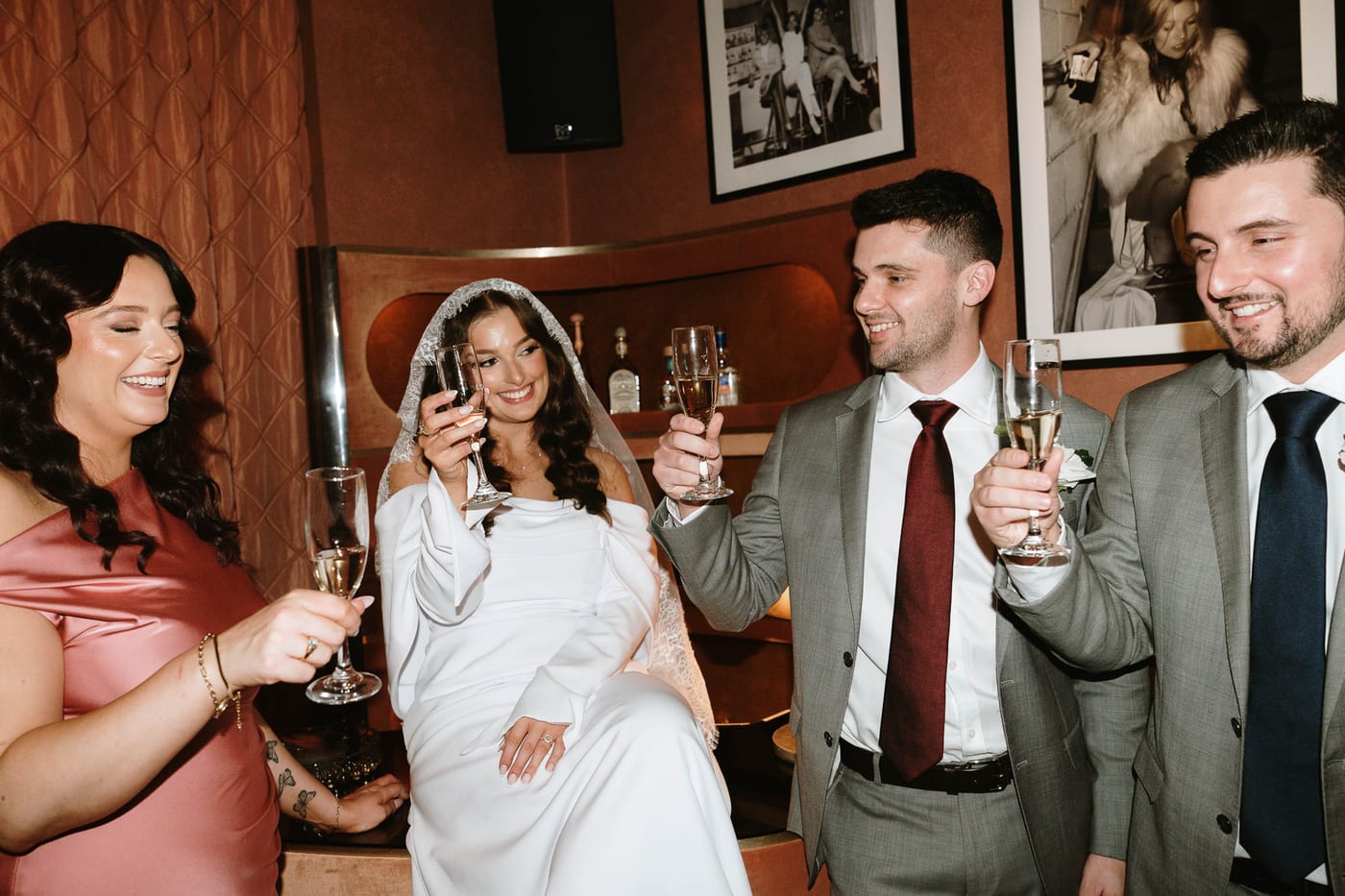 Tom and Naomi's Intimate Merivale Wedding at The Establishment Bar and Ivy Room Sydney