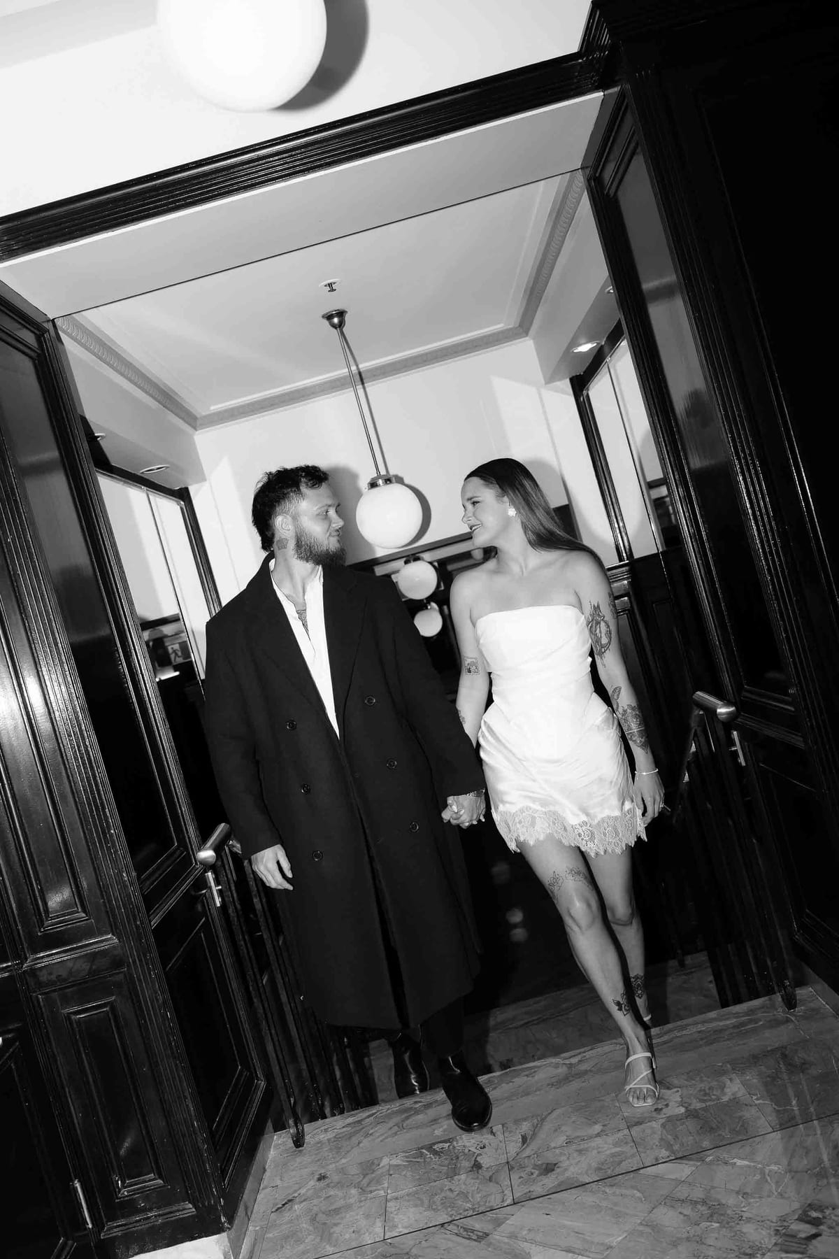 Kaylee and Zach's Pre Wedding Session Across Sydney City from Bambini Restaurant to St Marys Cathedral and Hyde Park