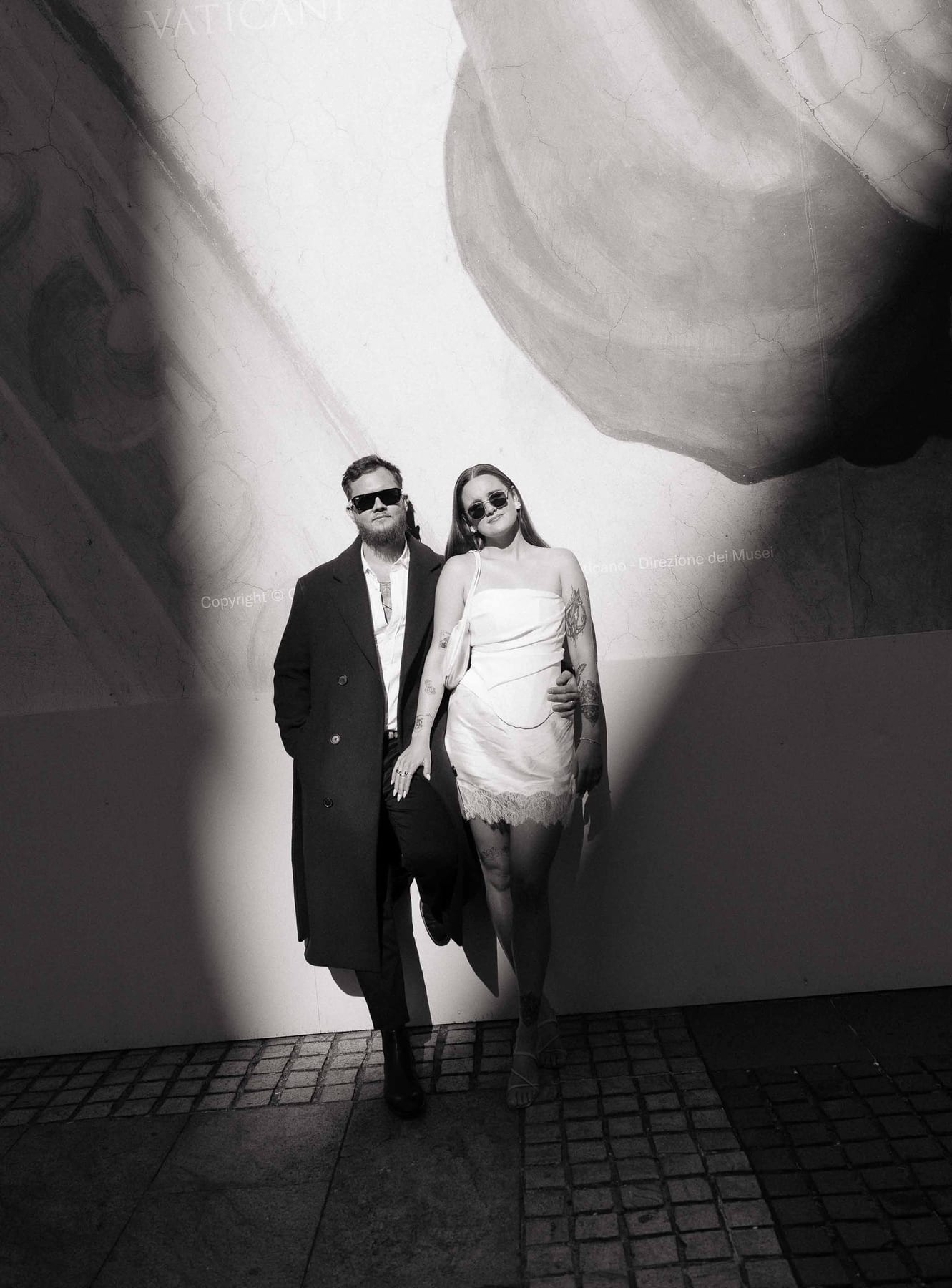 Kaylee and Zach's Pre Wedding Session Across Sydney City from Bambini Restaurant to St Marys Cathedral and Hyde Park