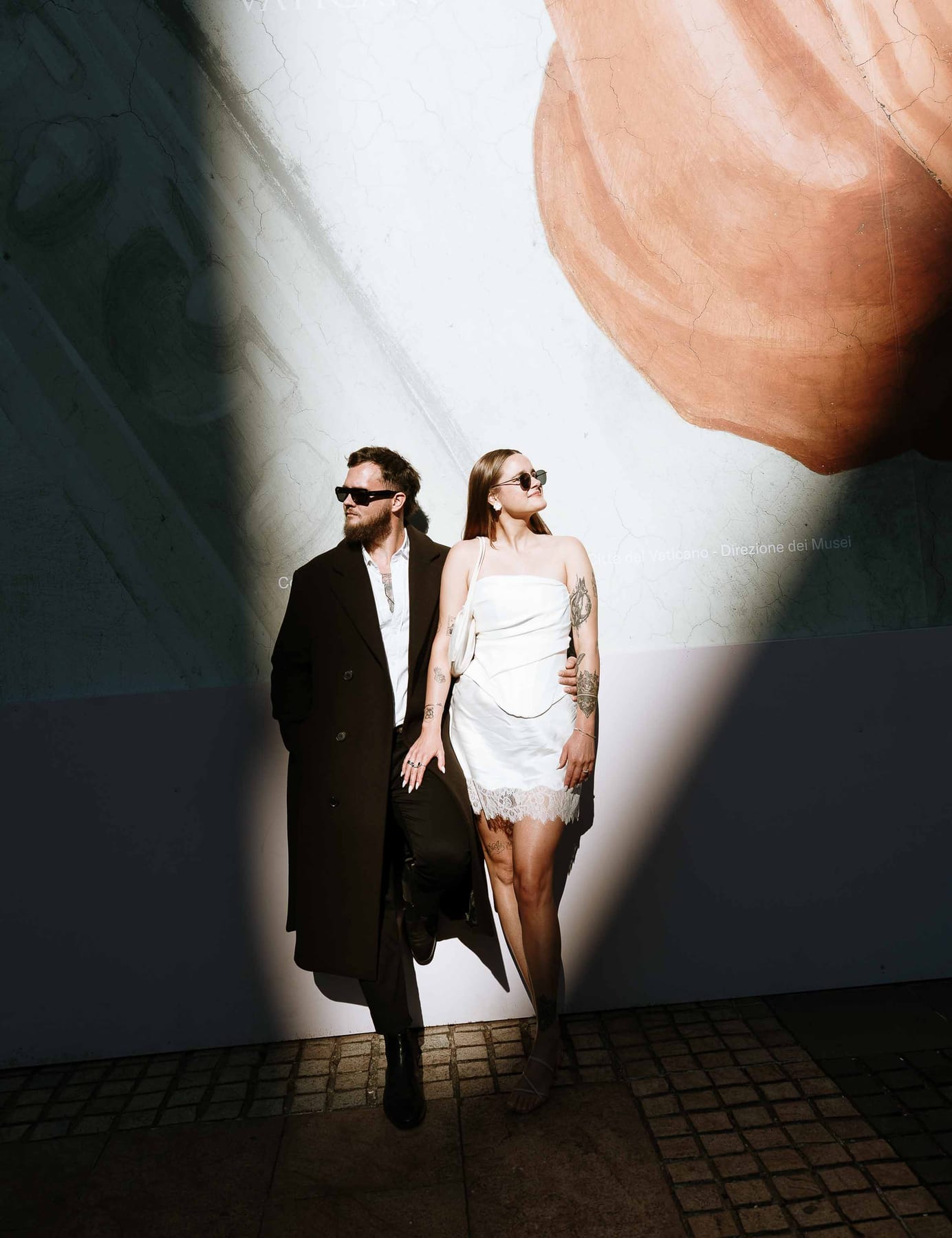 Kaylee and Zach's Pre Wedding Session Across Sydney City from Bambini Restaurant to St Marys Cathedral and Hyde Park