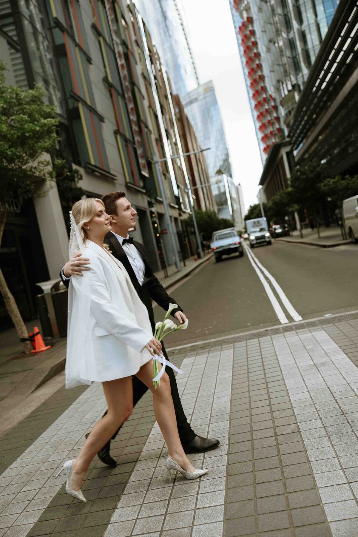 Harvey and Reagan's Sydney CBD Elopement from Barangaroo to Martin Place