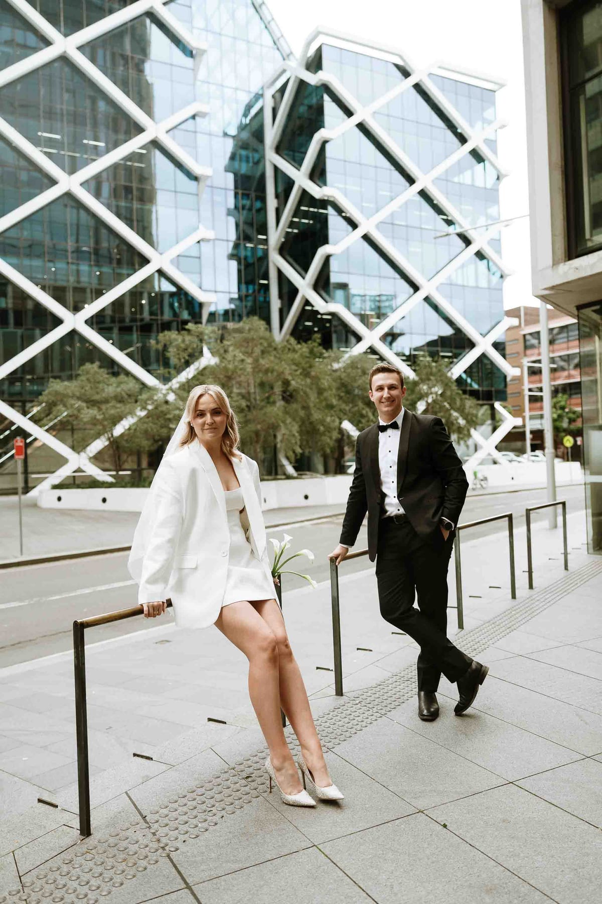 Harvey and Reagan's Sydney CBD Elopement from Barangaroo to Martin Place