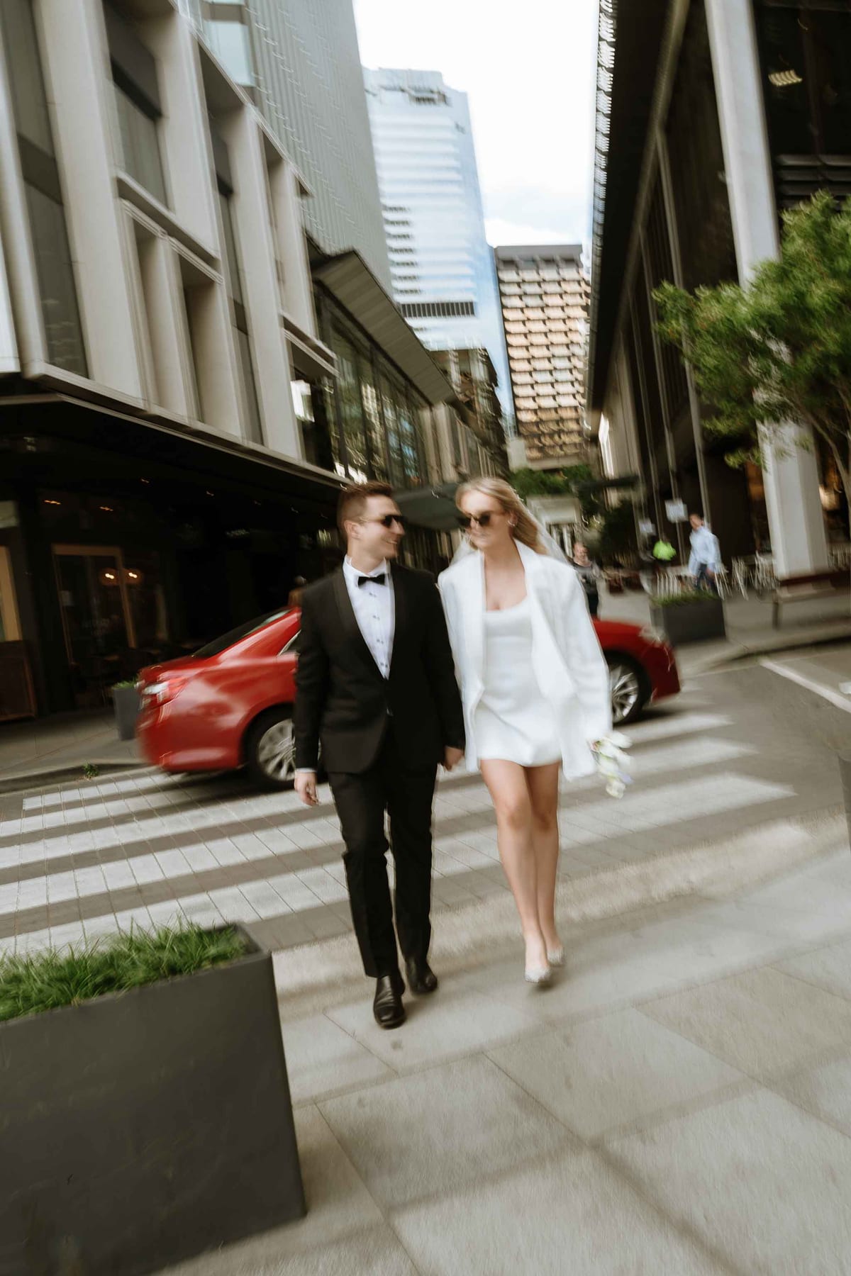 Harvey and Reagan's Sydney CBD Elopement from Barangaroo to Martin Place