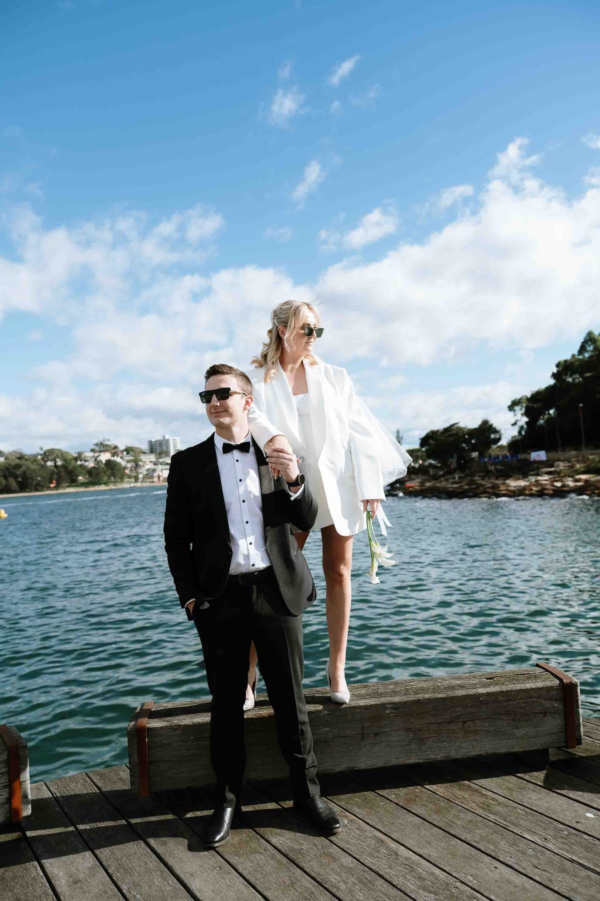 Harvey and Reagan's Sydney CBD Elopement from Barangaroo to Martin Place