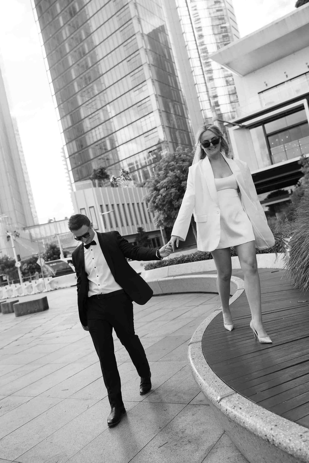Harvey and Reagan's Sydney CBD Elopement from Barangaroo to Martin Place