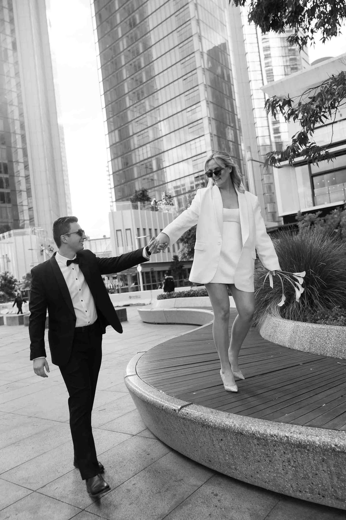 Harvey and Reagan's Sydney CBD Elopement from Barangaroo to Martin Place