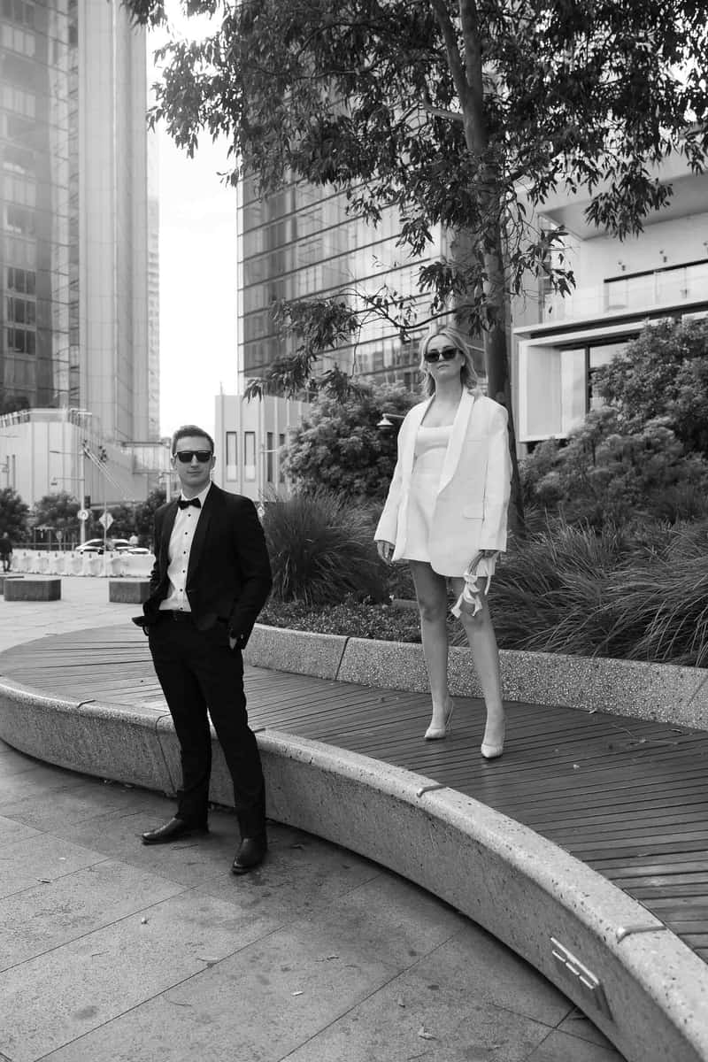 Harvey and Reagan's Sydney CBD Elopement from Barangaroo to Martin Place