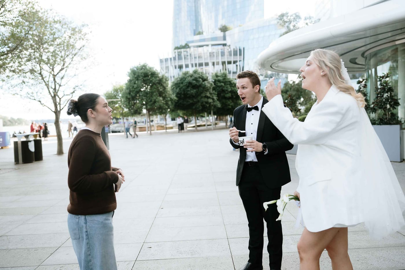 Harvey and Reagan's Sydney CBD Elopement from Barangaroo to Martin Place