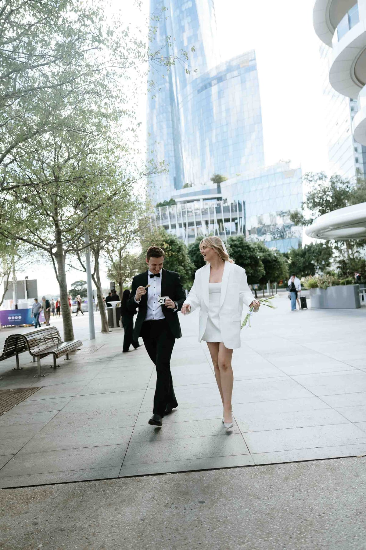 Harvey and Reagan's Sydney CBD Elopement from Barangaroo to Martin Place