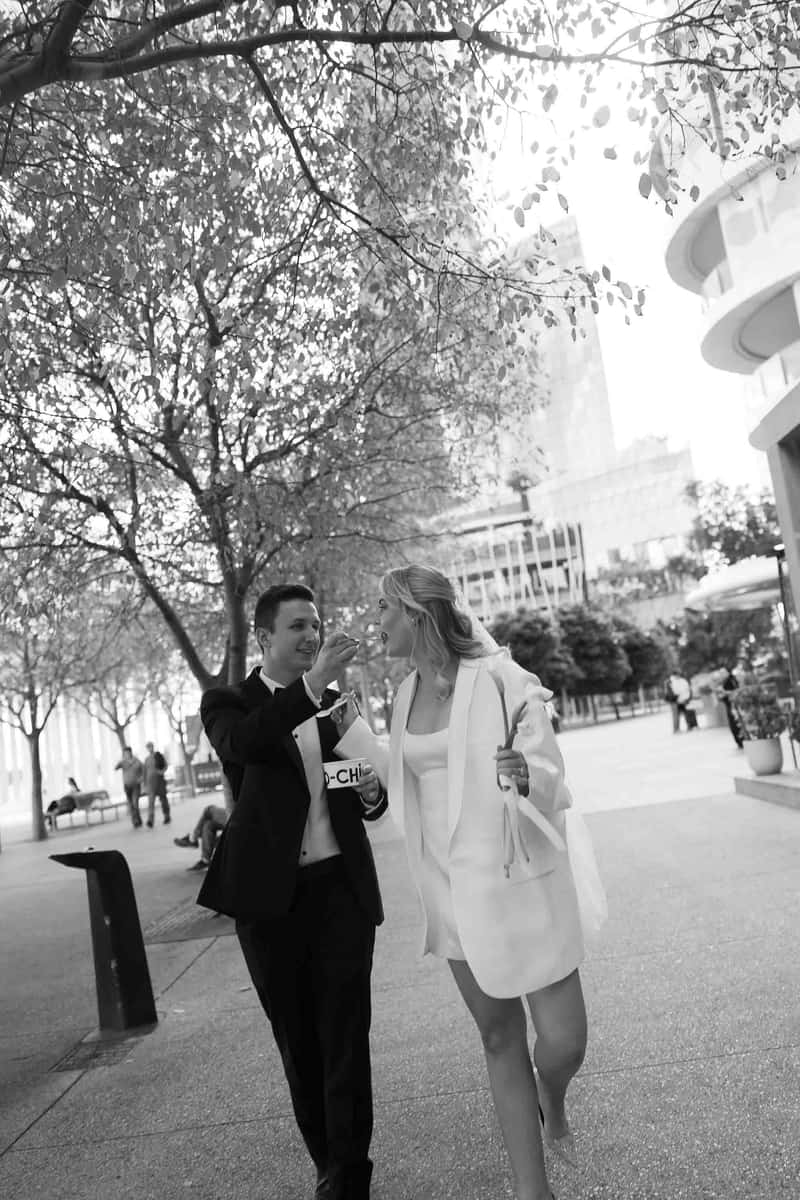 Harvey and Reagan's Sydney CBD Elopement from Barangaroo to Martin Place