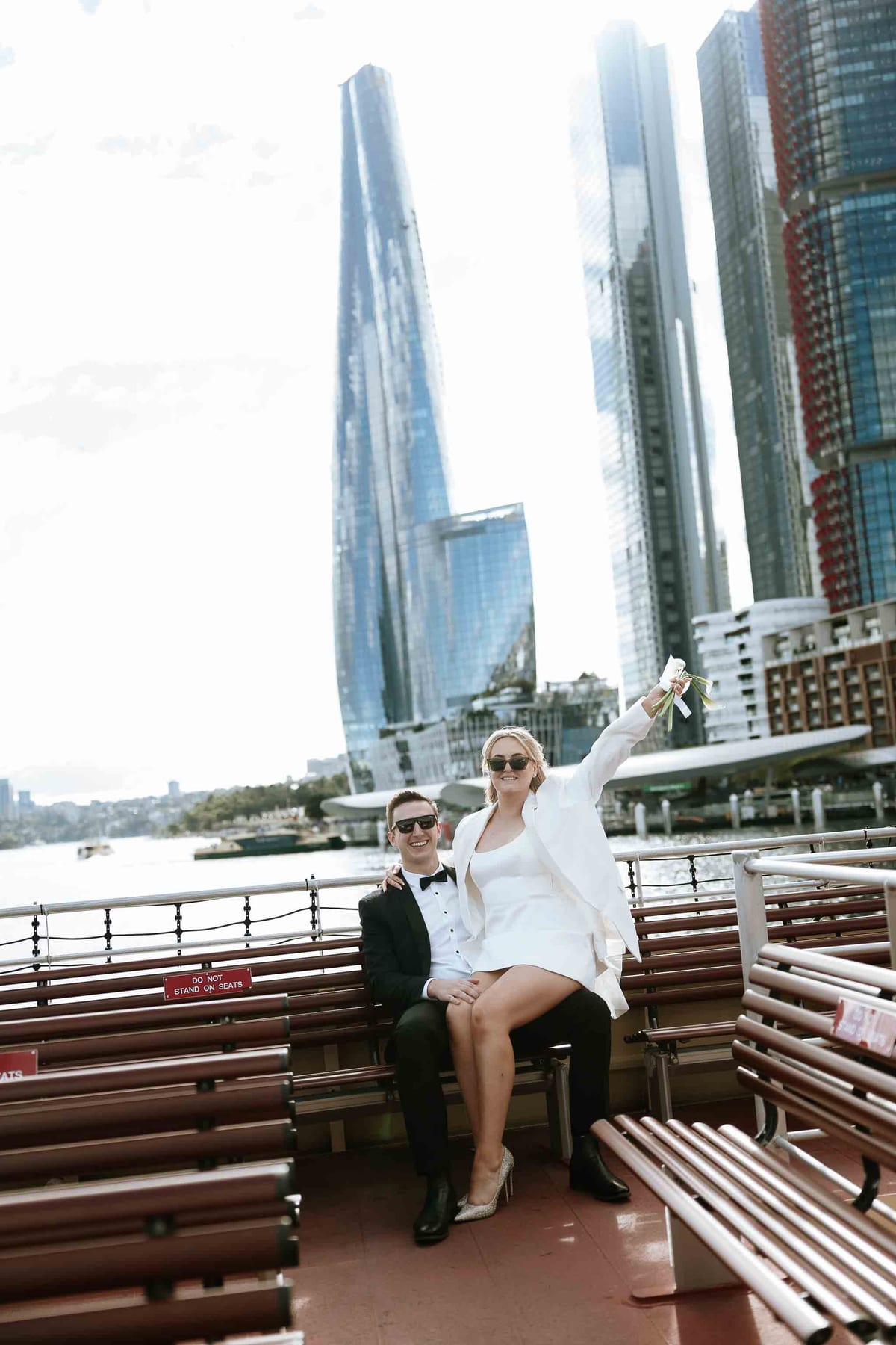 Harvey and Reagan's Sydney CBD Elopement from Barangaroo to Martin Place