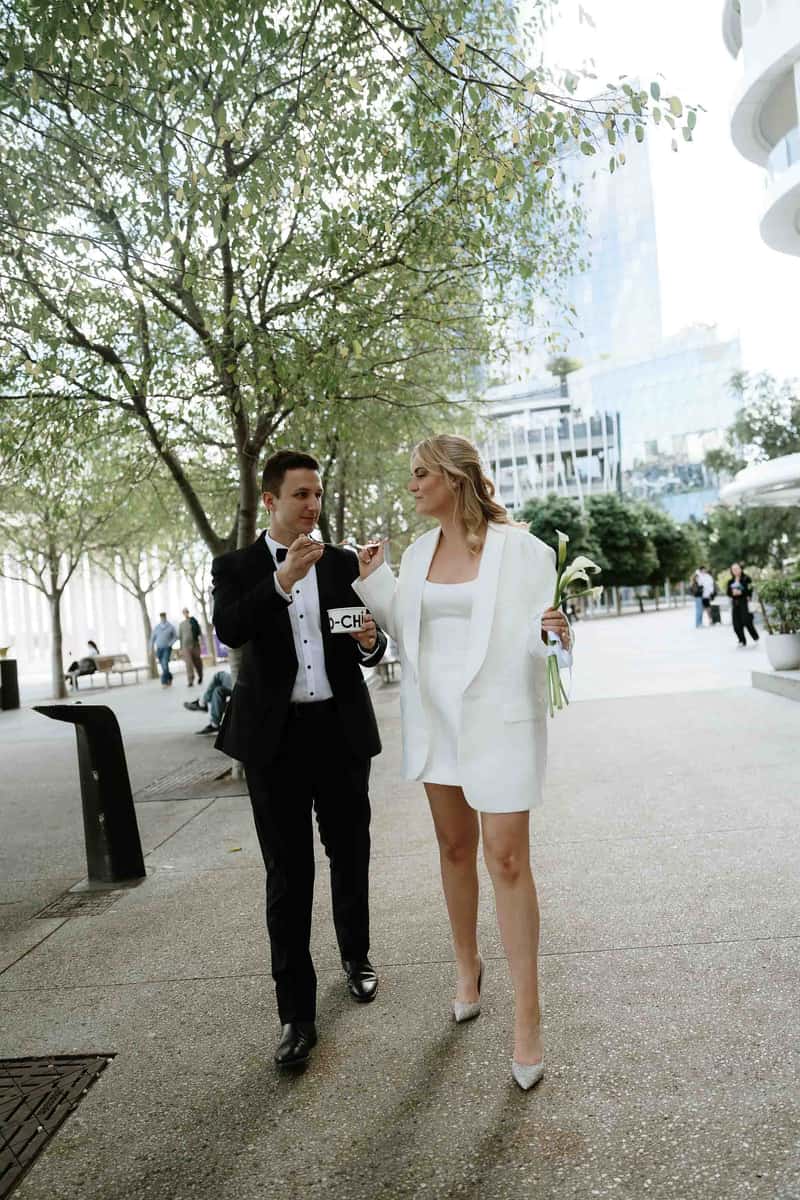 Harvey and Reagan's Sydney CBD Elopement from Barangaroo to Martin Place
