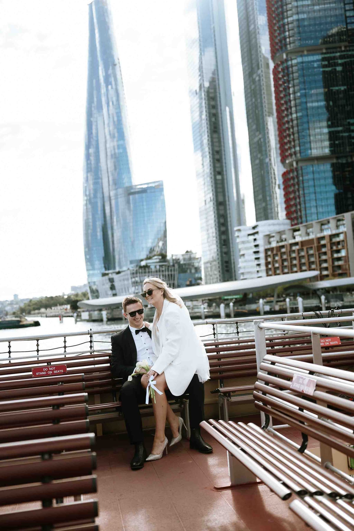 Harvey and Reagan's Sydney CBD Elopement from Barangaroo to Martin Place