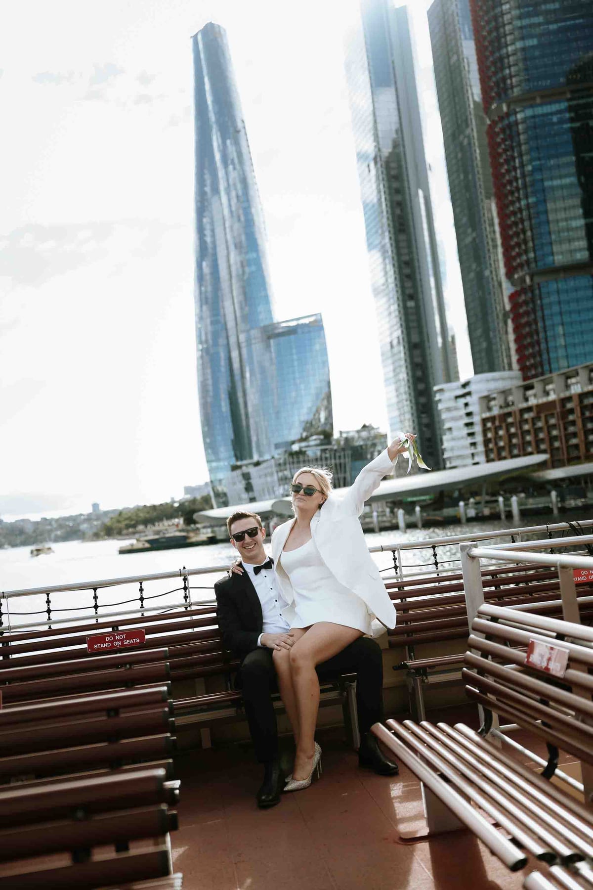 Harvey and Reagan's Sydney CBD Elopement from Barangaroo to Martin Place