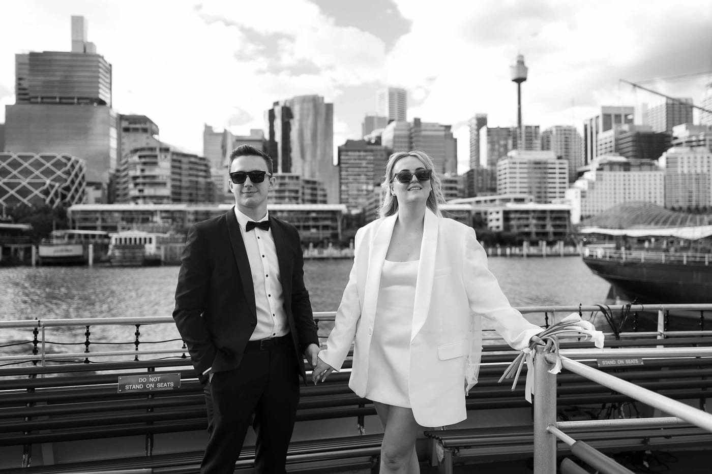 Harvey and Reagan's Sydney CBD Elopement from Barangaroo to Martin Place