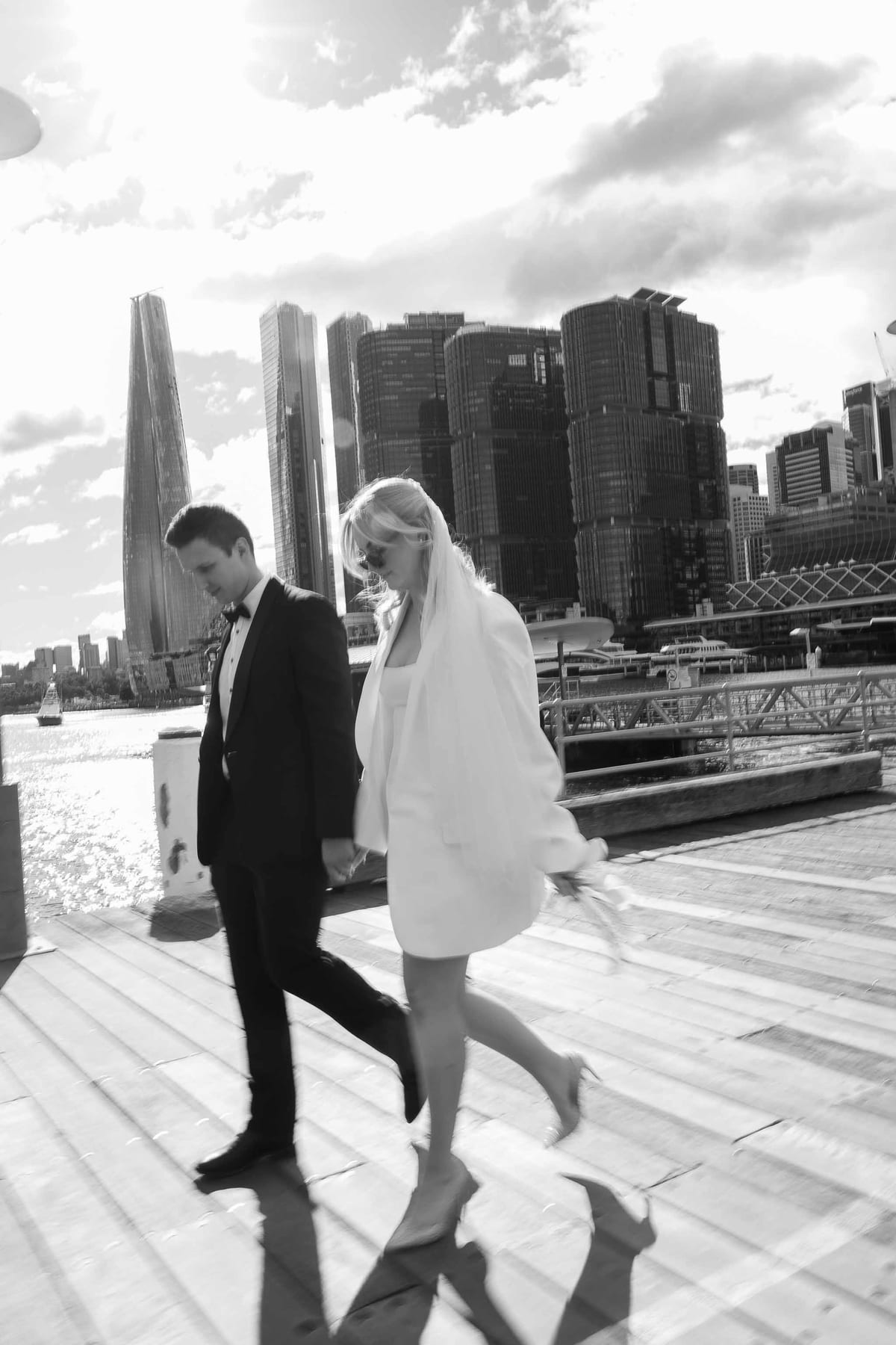 Harvey and Reagan's Sydney CBD Elopement from Barangaroo to Martin Place