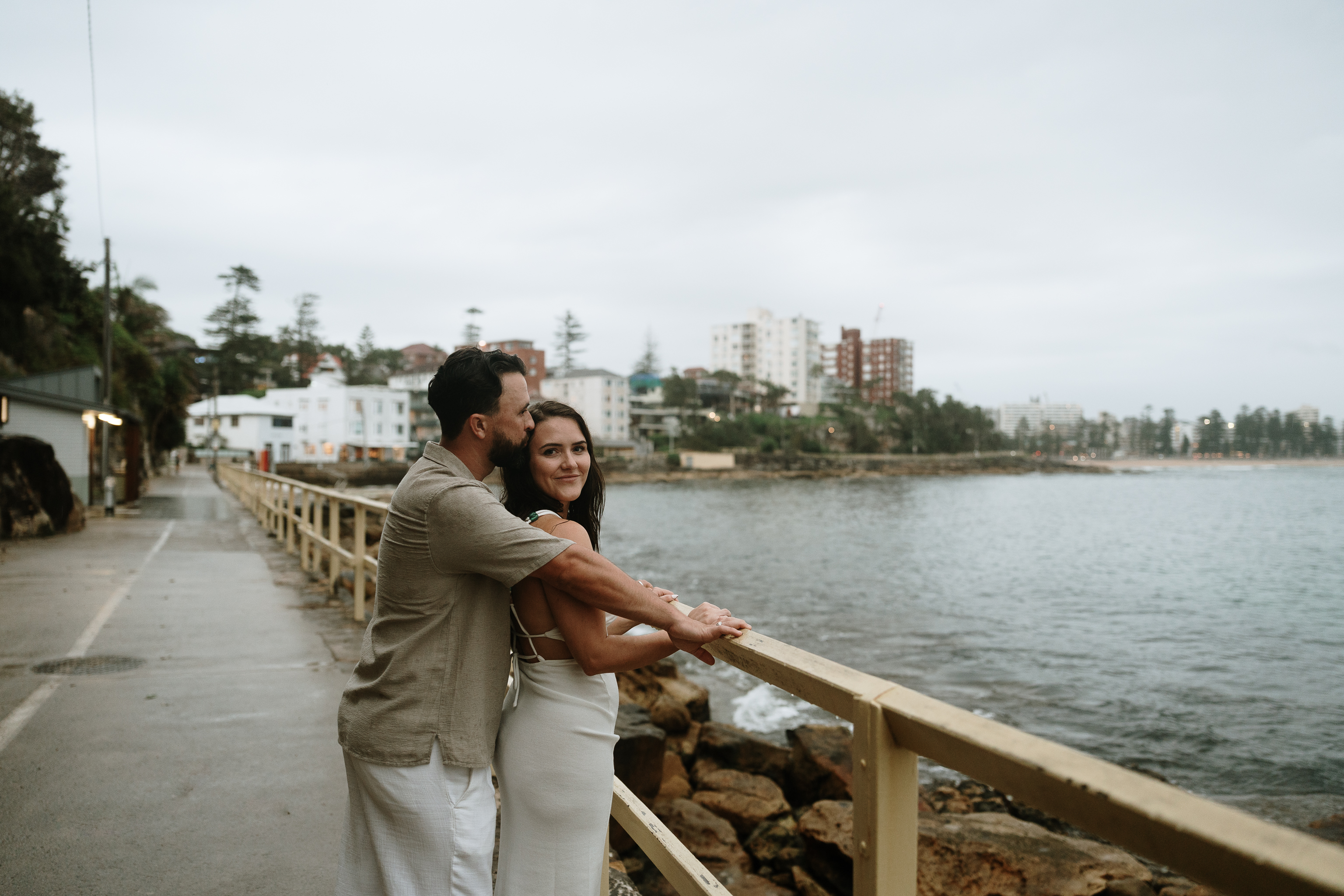 ROSE AND JOHN (Enagement photoshoot at the Shelley beach, Manly)