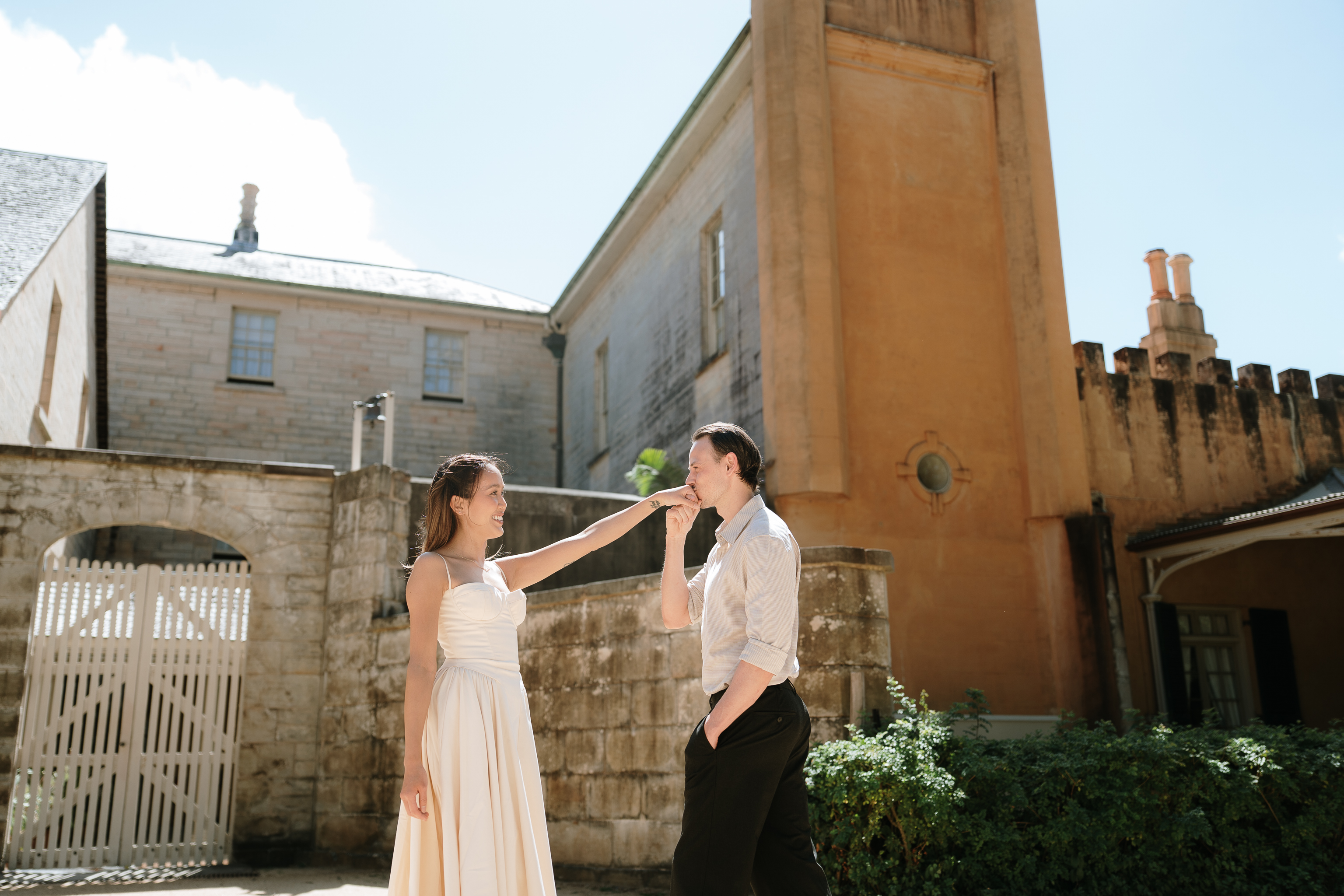 APRIL AND LACHLAN ( Couple photoshoot at the Vaucluse house, Rosebay)