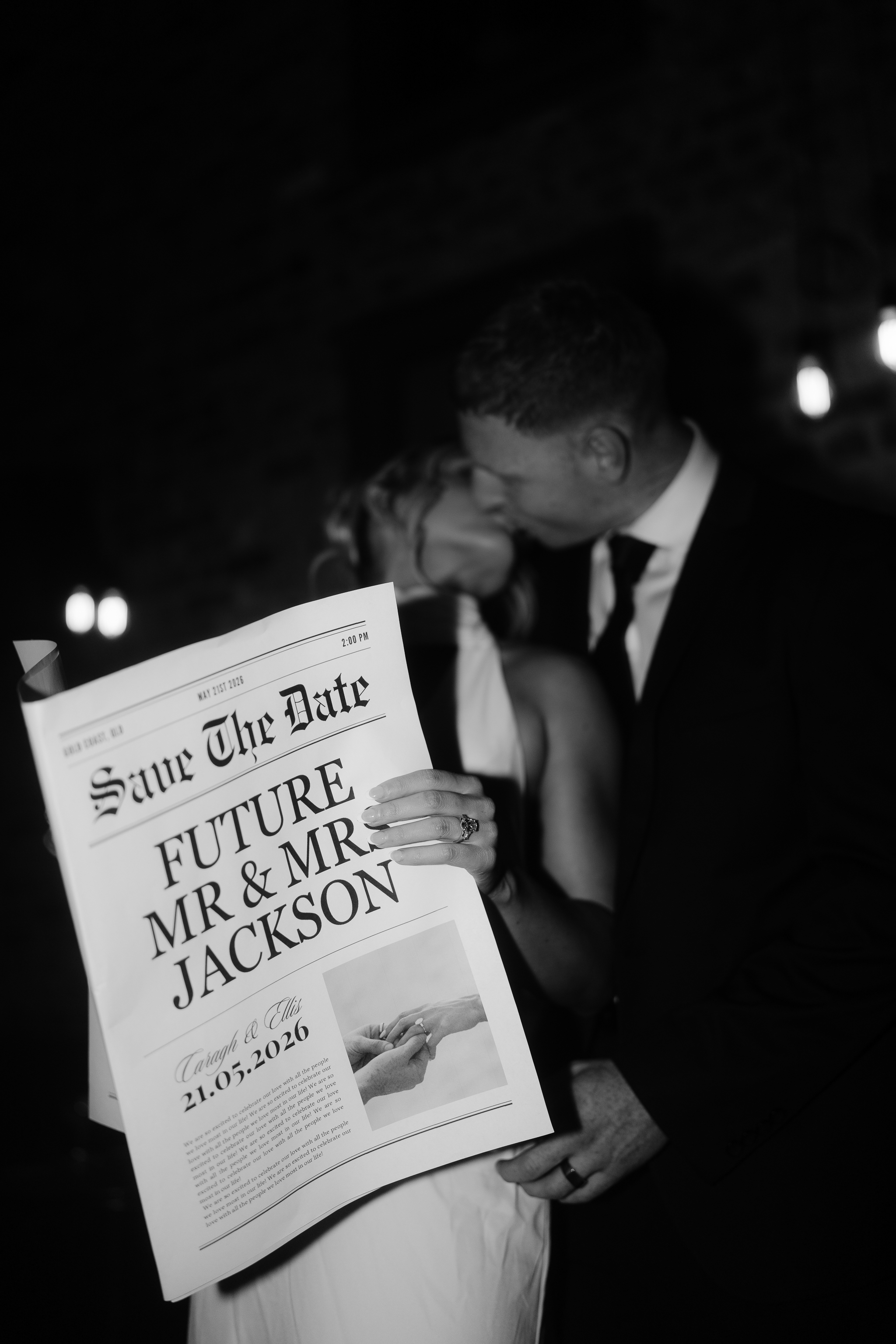 ELLIS AND CARAGH (Save the date Engagement photoshoot at Merivale venue, Sydney)