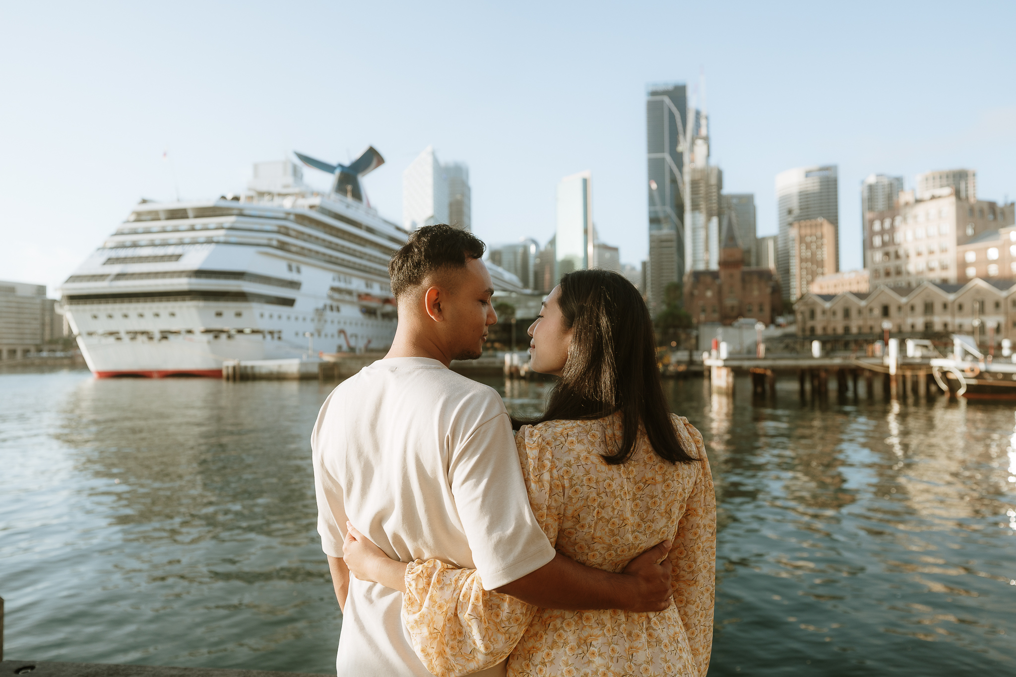 PRERANAH AND PARIWESH (Sunrise engagement photoshoot at the Circular quay, Sydney)