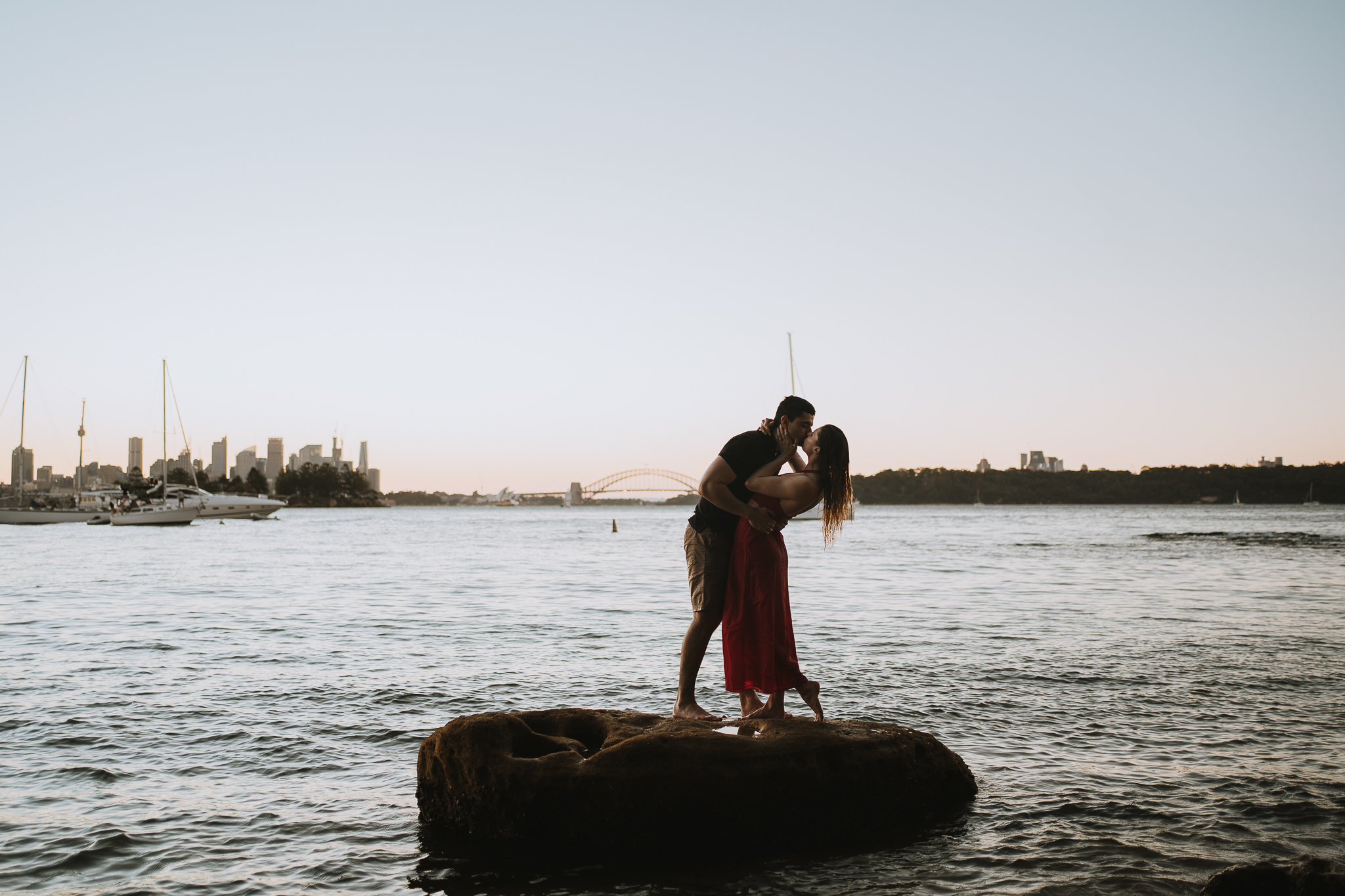 RANKO AND SAVANNAH (Sunset couple photoshoot at Milk beach, Rosebay, Vaucluse)