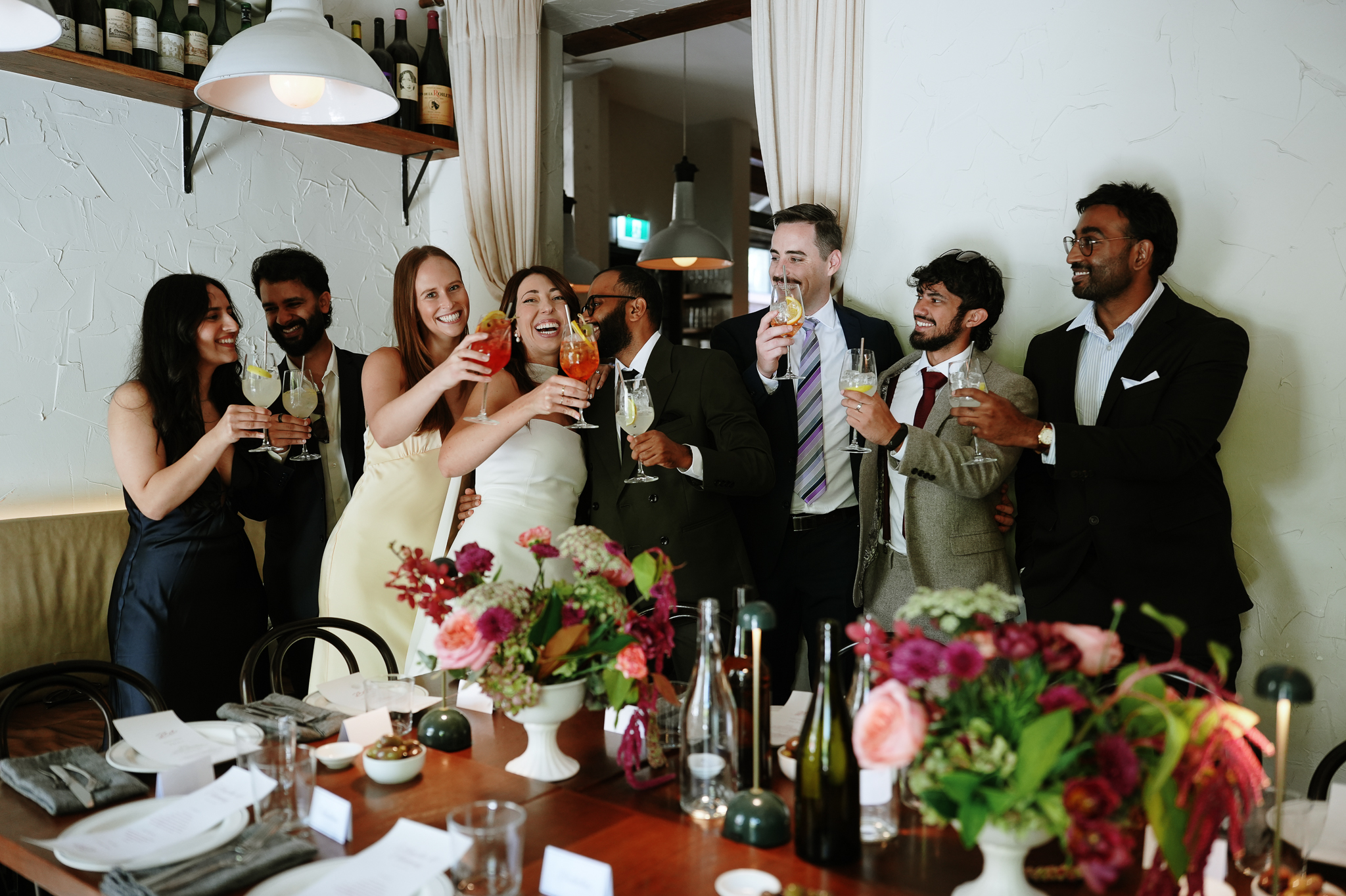 MAGDA AND CHINMAY (Registry Wedding and lunch at Dear SAint Eloise)