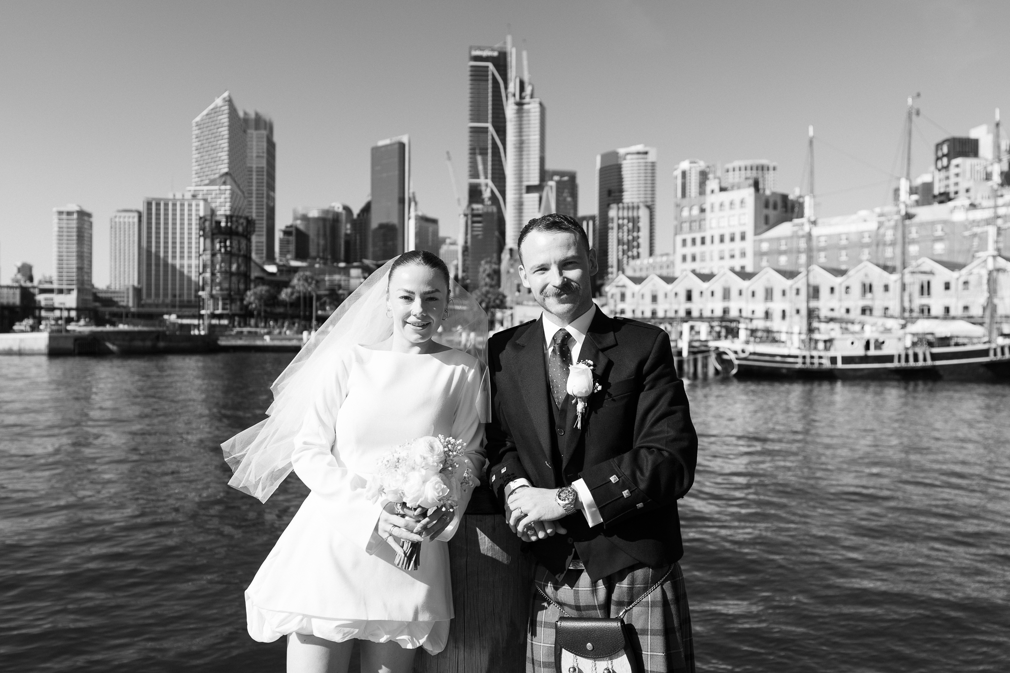 MARC AND FRAN (Modern Scottish Sydney Elopement Across Iconic City Landmarks)