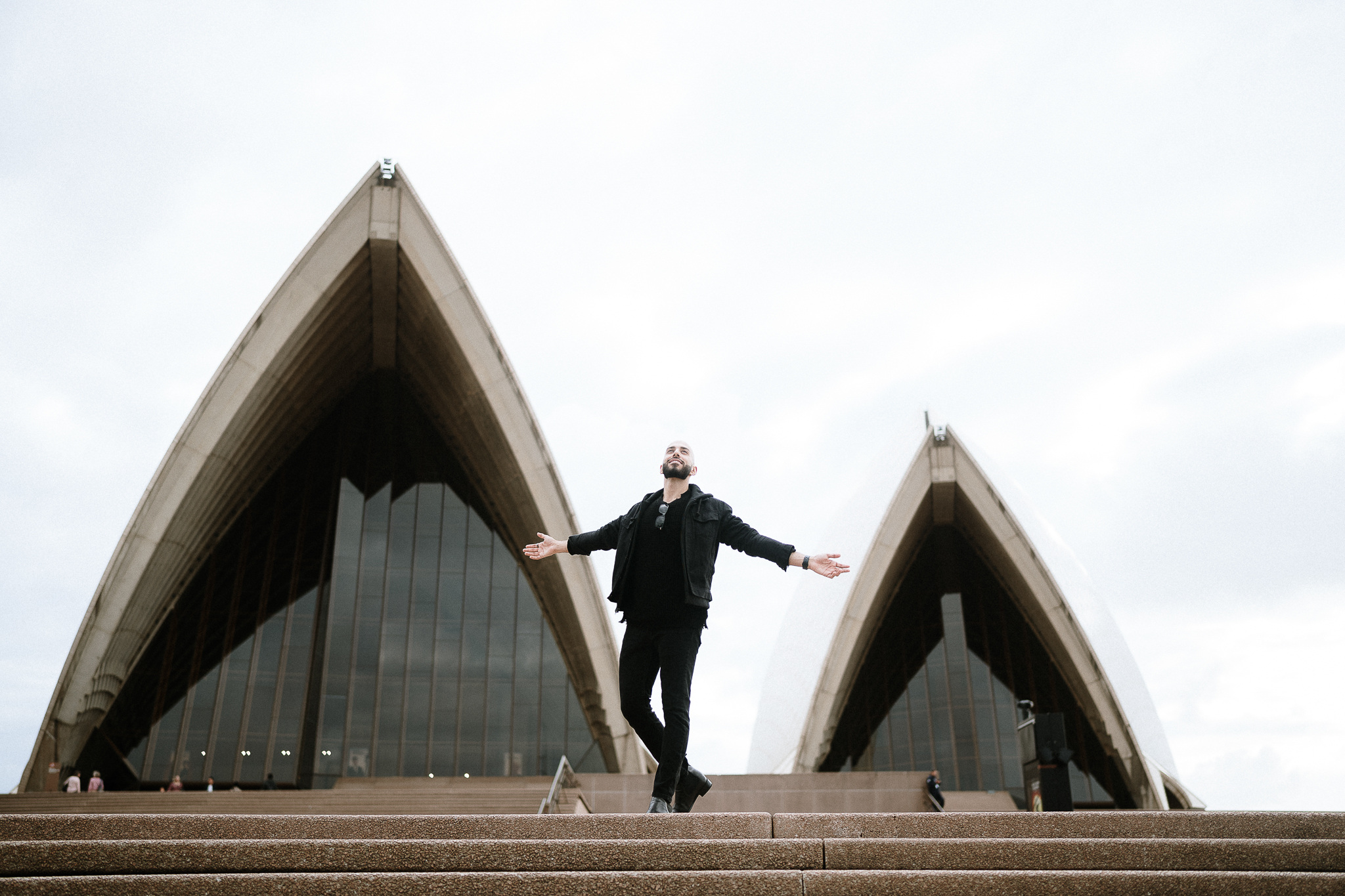 Bassel | Sydney Travel Portrait Session Around the Opera House and Harbour Bridge