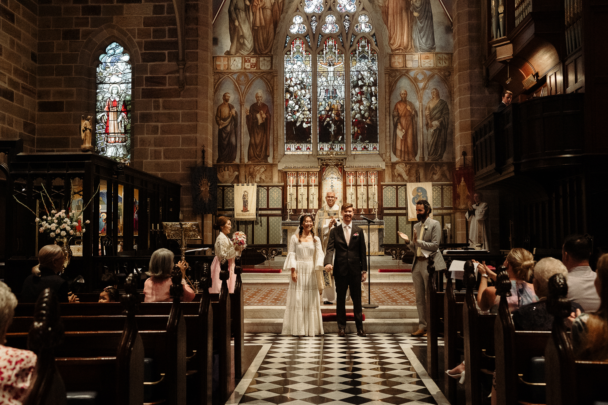Chris and Kim's Timeless Wedding at Christ Church St Laurence