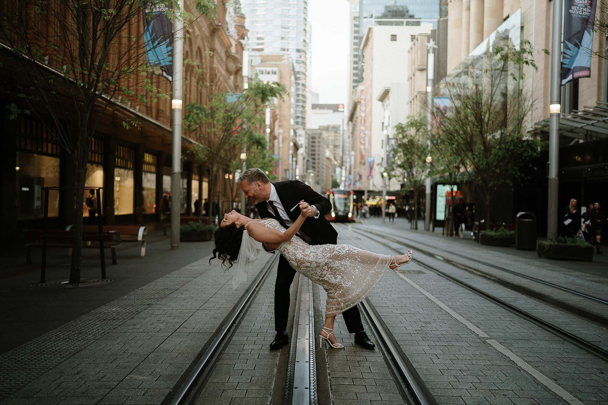 Lucy and Elliott's Elegant City Wedding at Reign at the QVB Sydney
